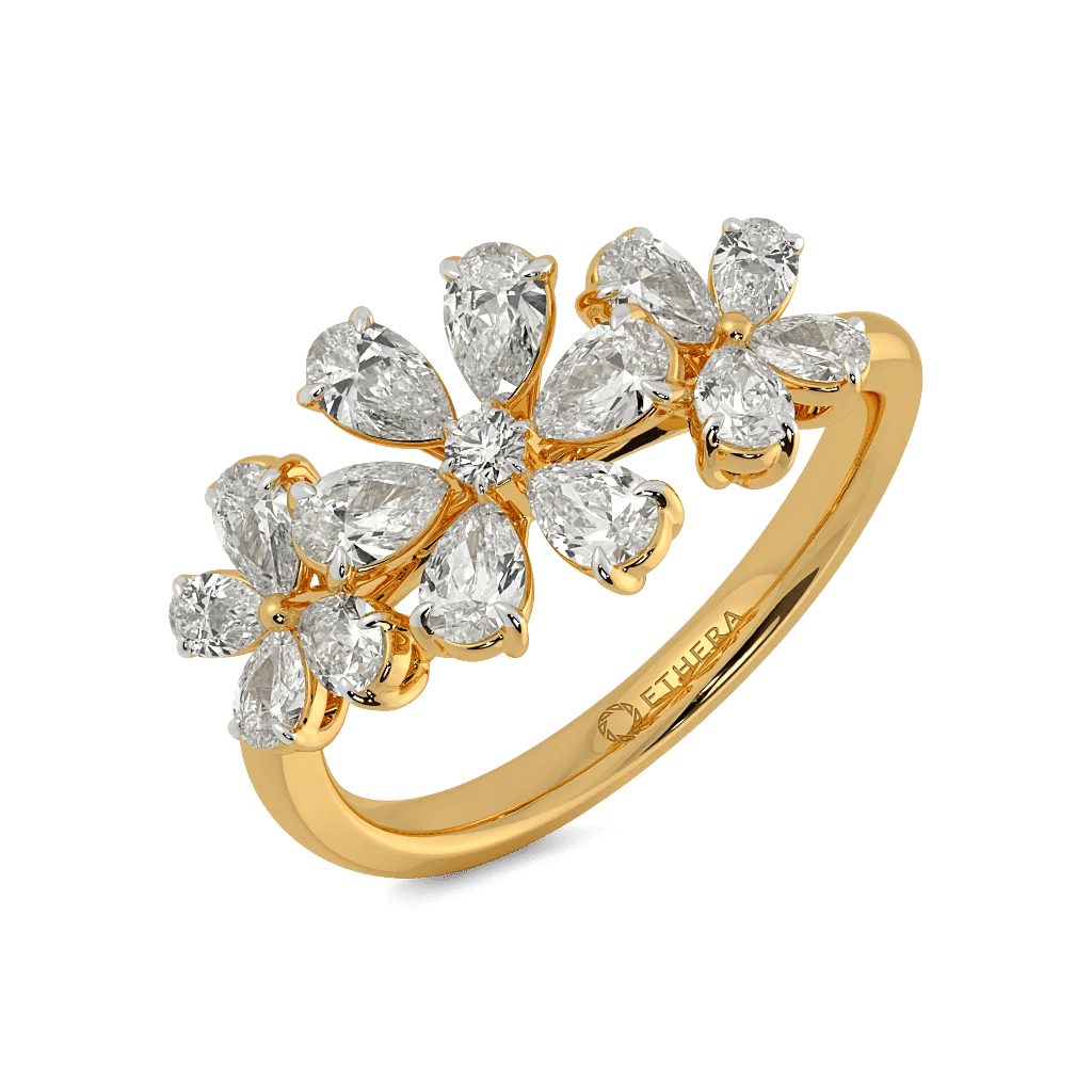 Fleur De Lis Floral Ring 0