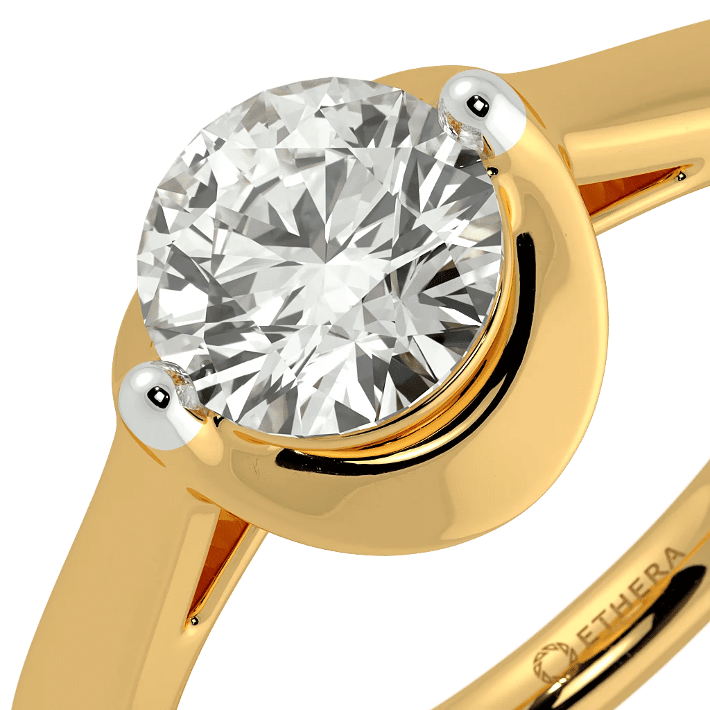 Astral Glint Solitaire Ring 3