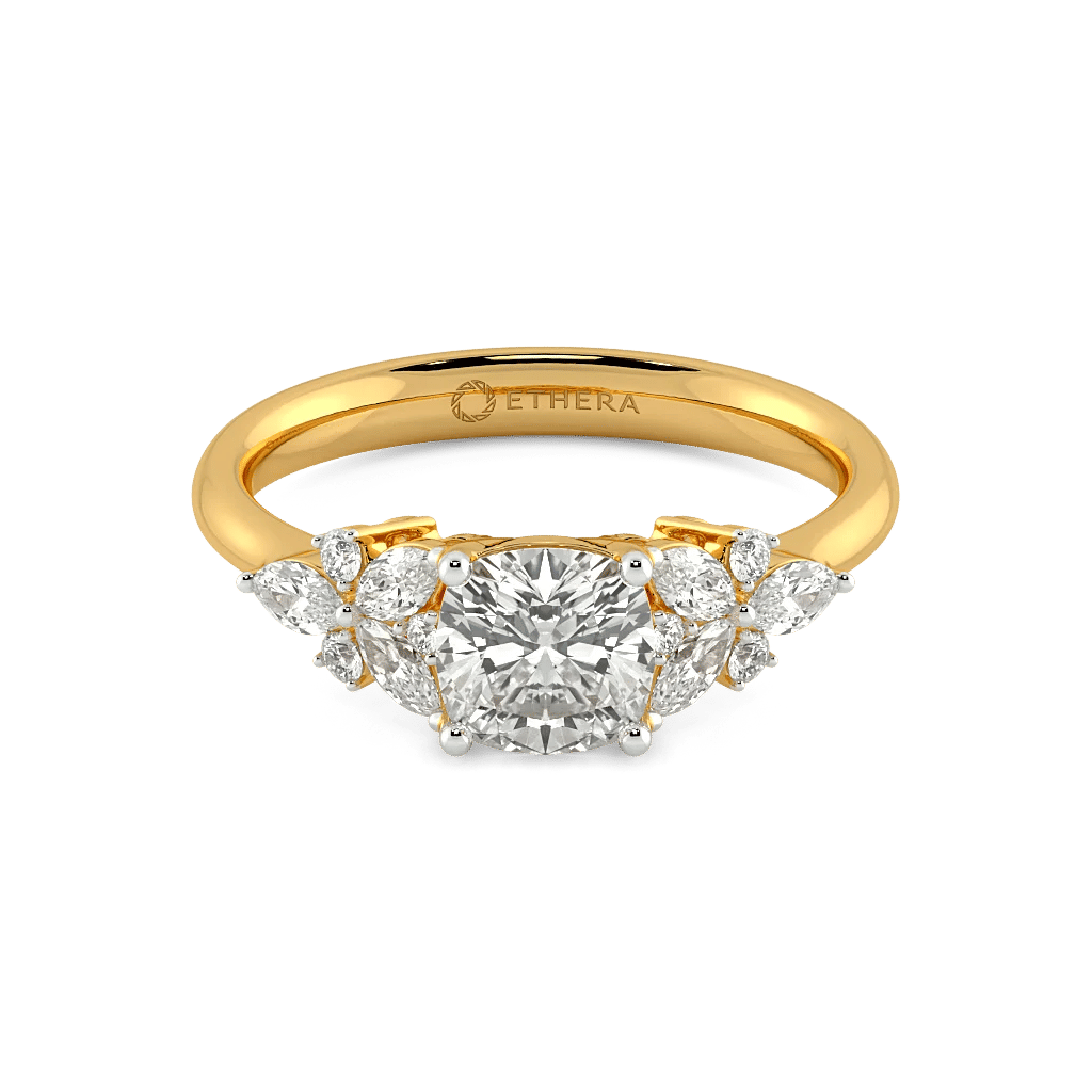 Trio Of Love Solitaire Ring 5