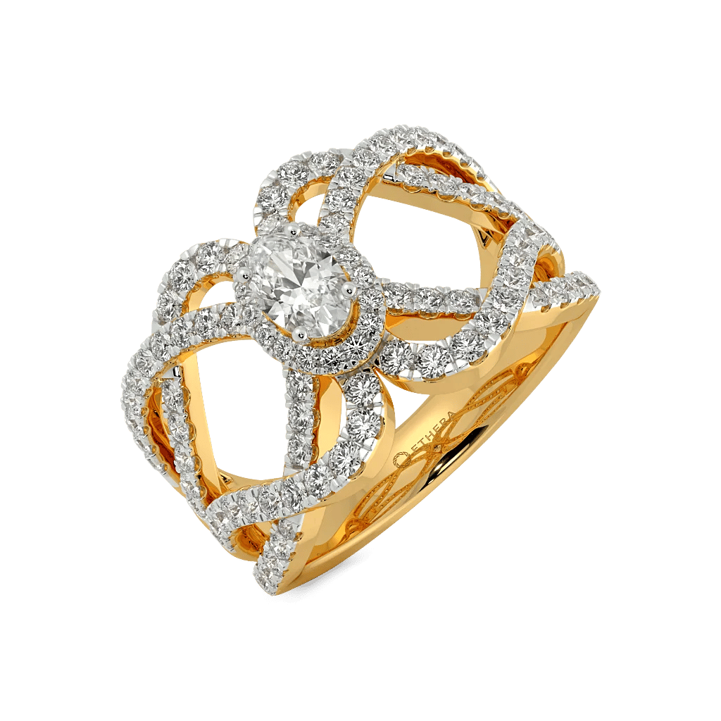 Nouveau Bloom Solitaire Ring 0