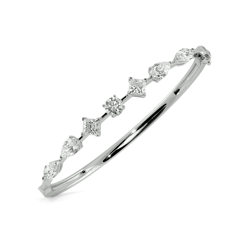 Vivid Facets Oval Bangle 2