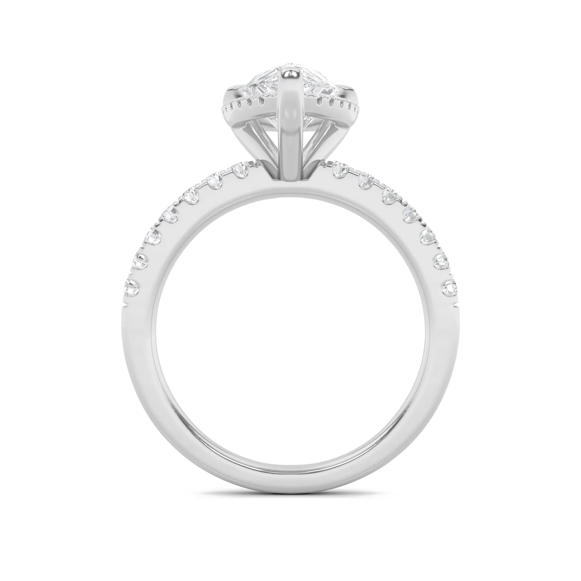 Radiant Teardrop Ring 6