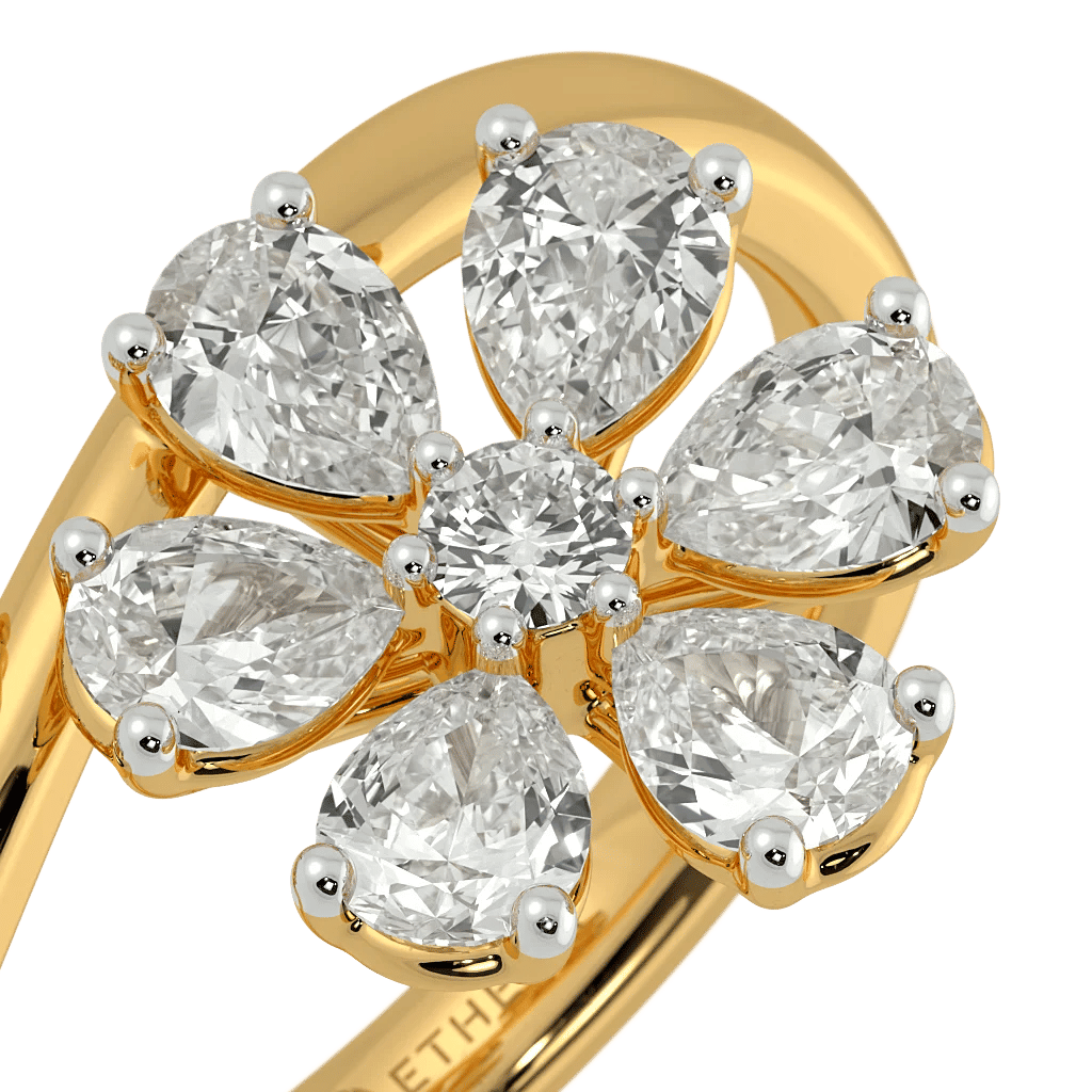 Lush Petals Floral Ring 4