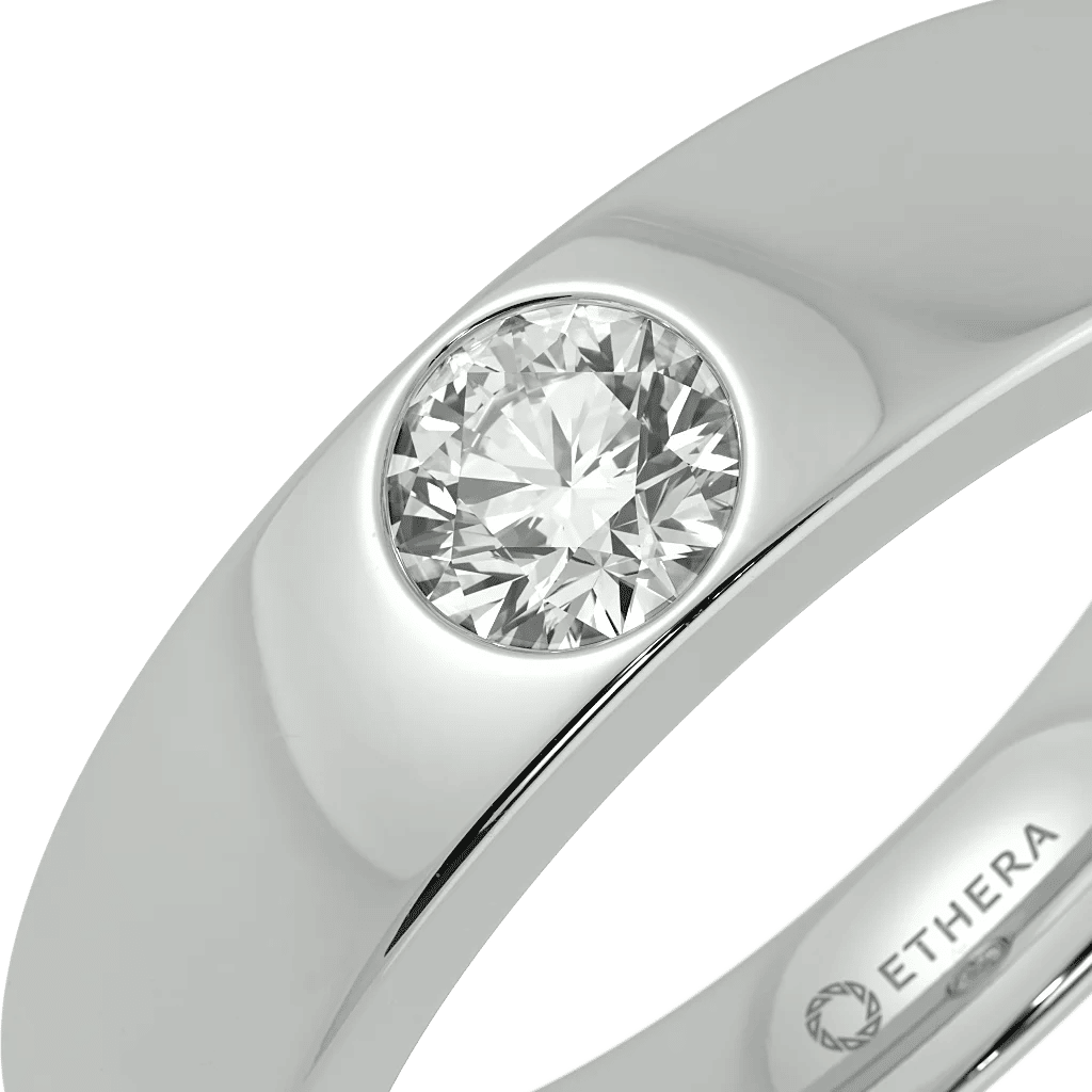 Solitaire Whisper Men's Ring 1