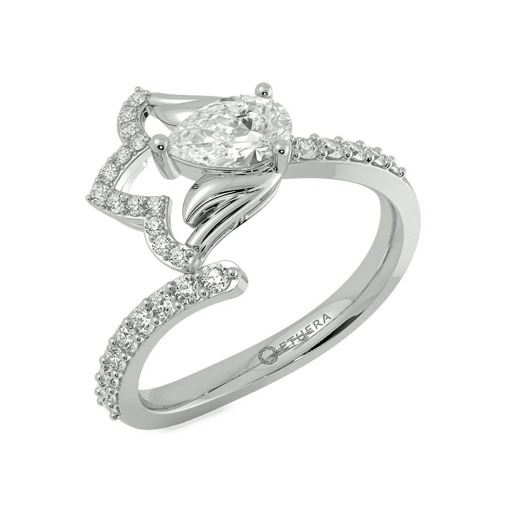 Rosy Glow Floral Ring