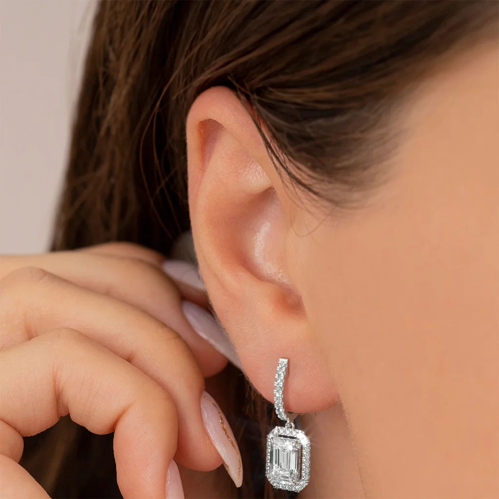 Crown Jewel Hoop Earrings 1