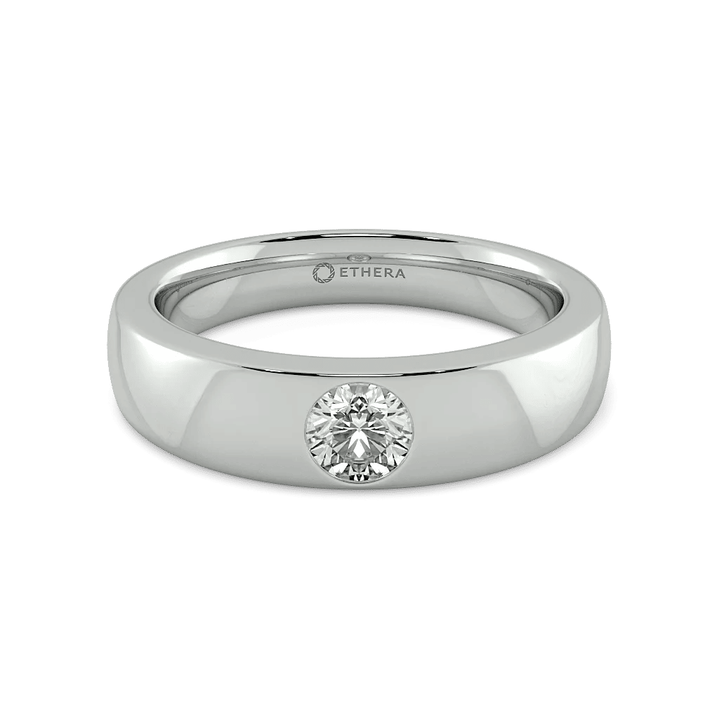 Solitaire Whisper Men's Ring 2