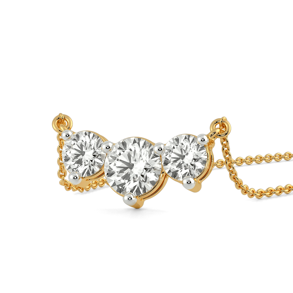 Threefold Sparkle Necklet 0