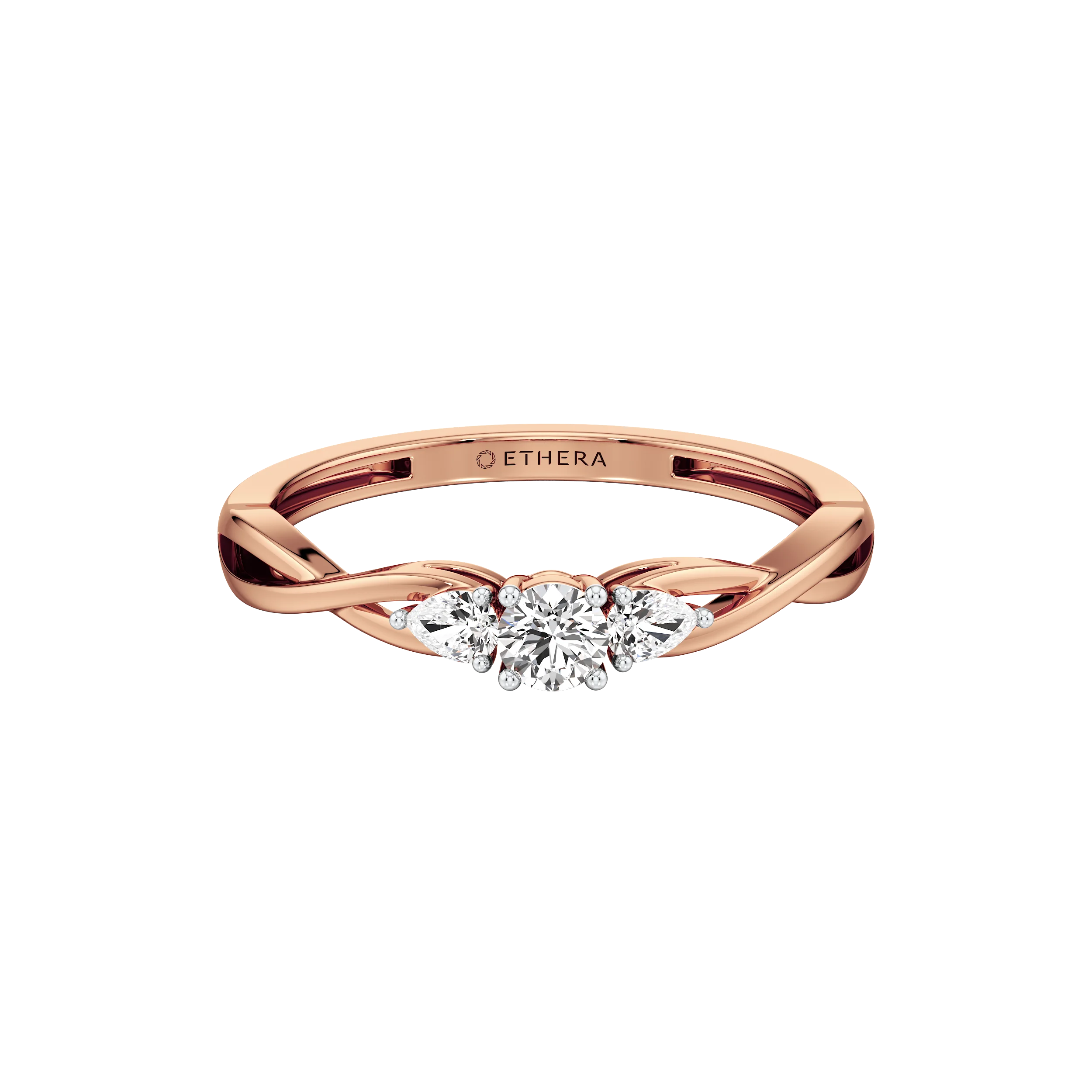 Trio Pear Ring 11
