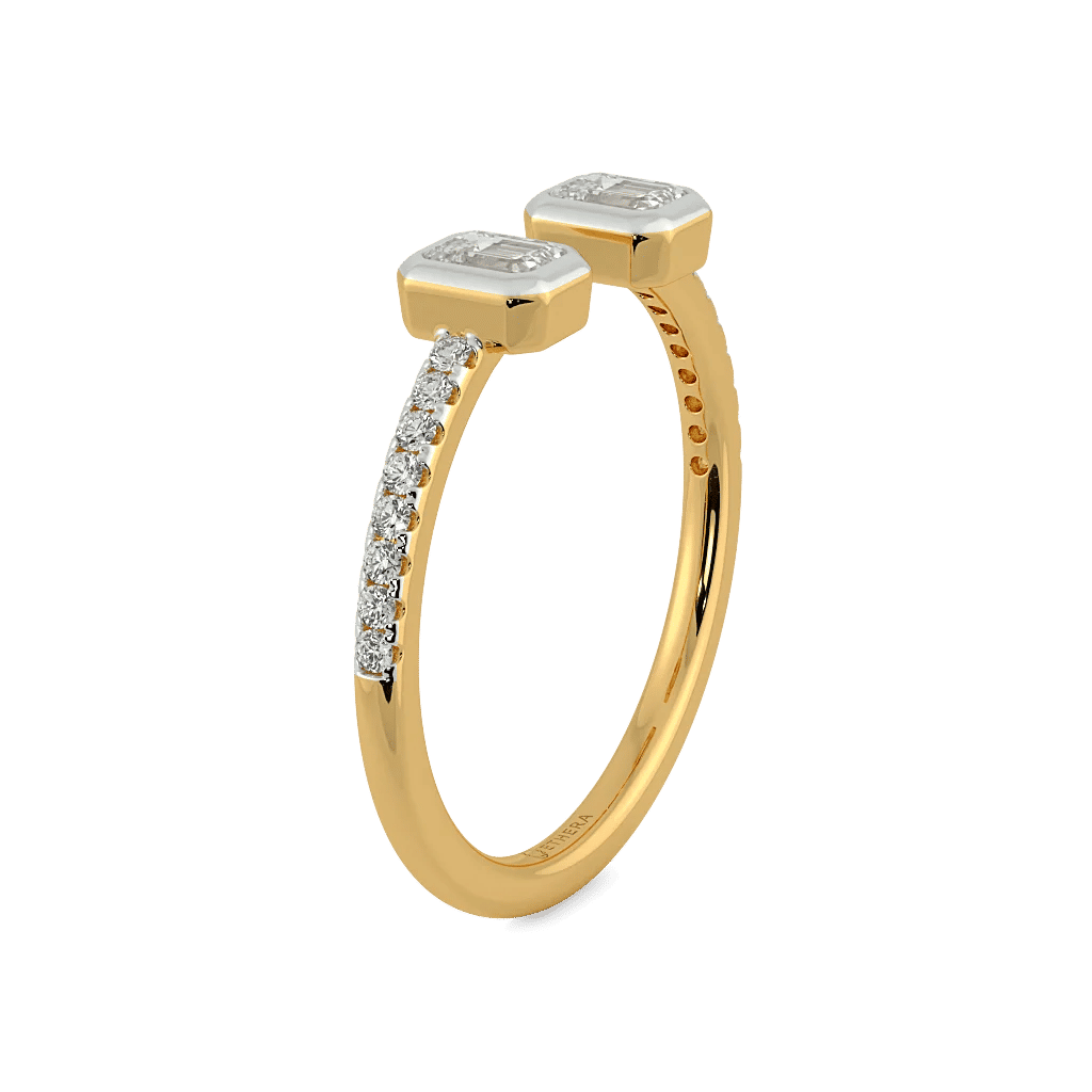 The Innovator Open Top Toi et Moi Ring 5