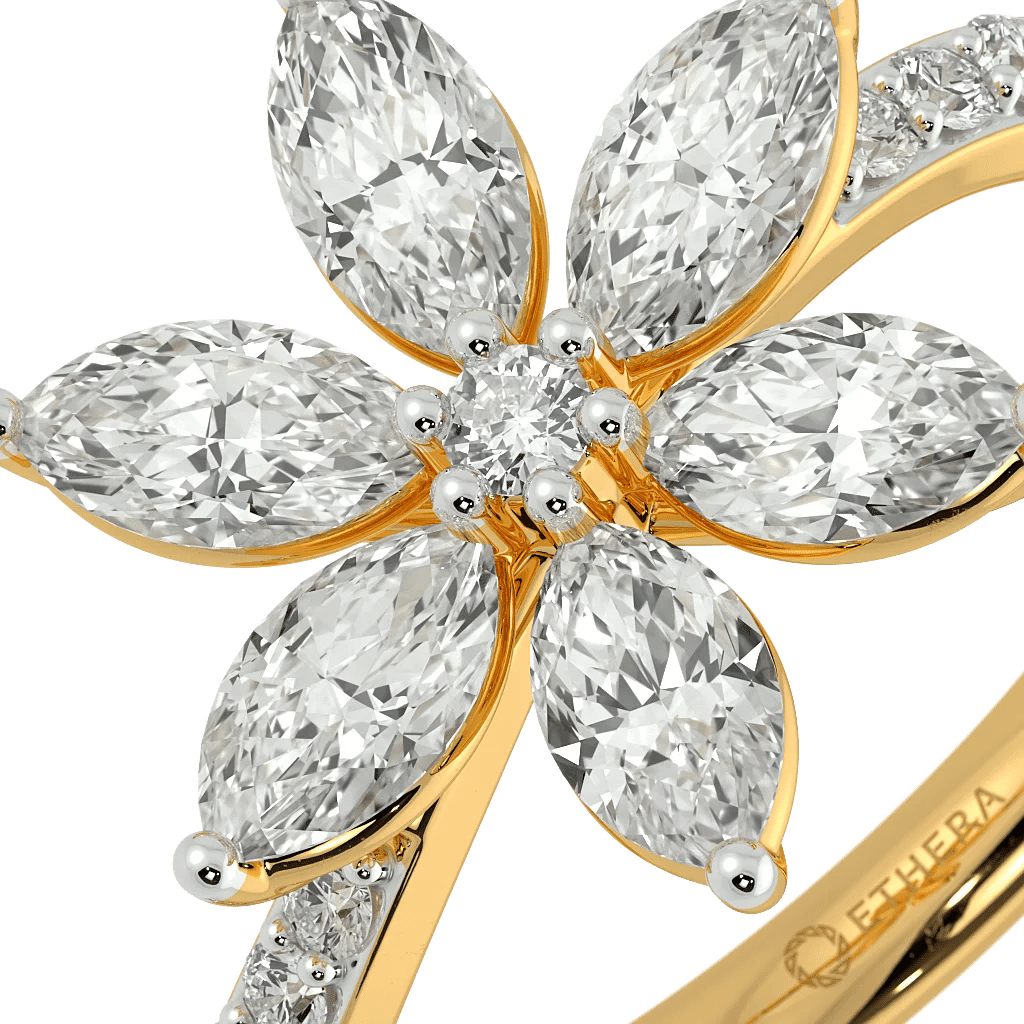 Petal Radiance Diamond Ring 3