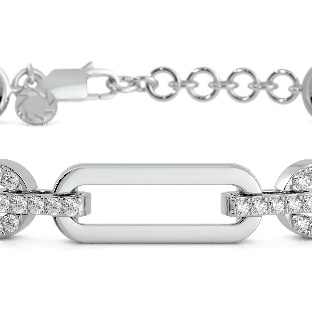 Interwoven Sparkle Chain Bracelet 2