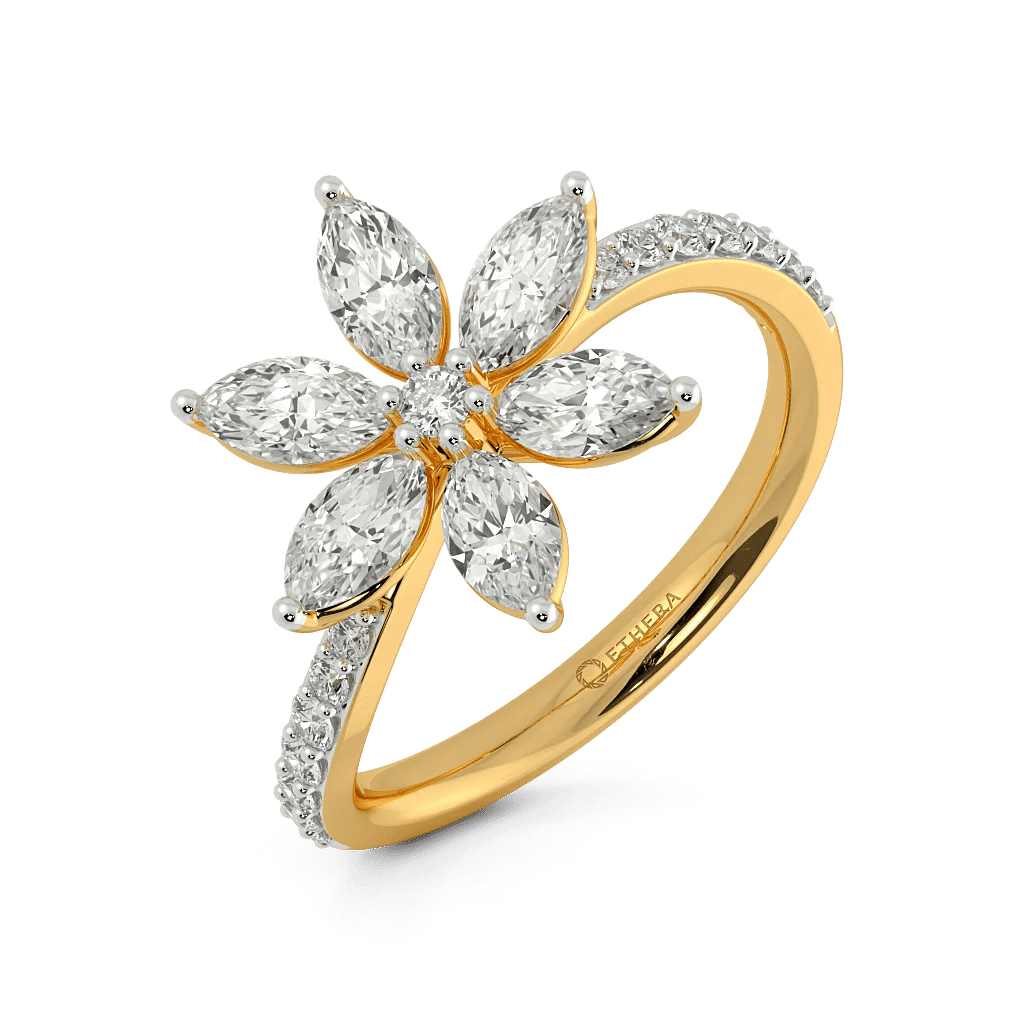 Petal Radiance Diamond Ring