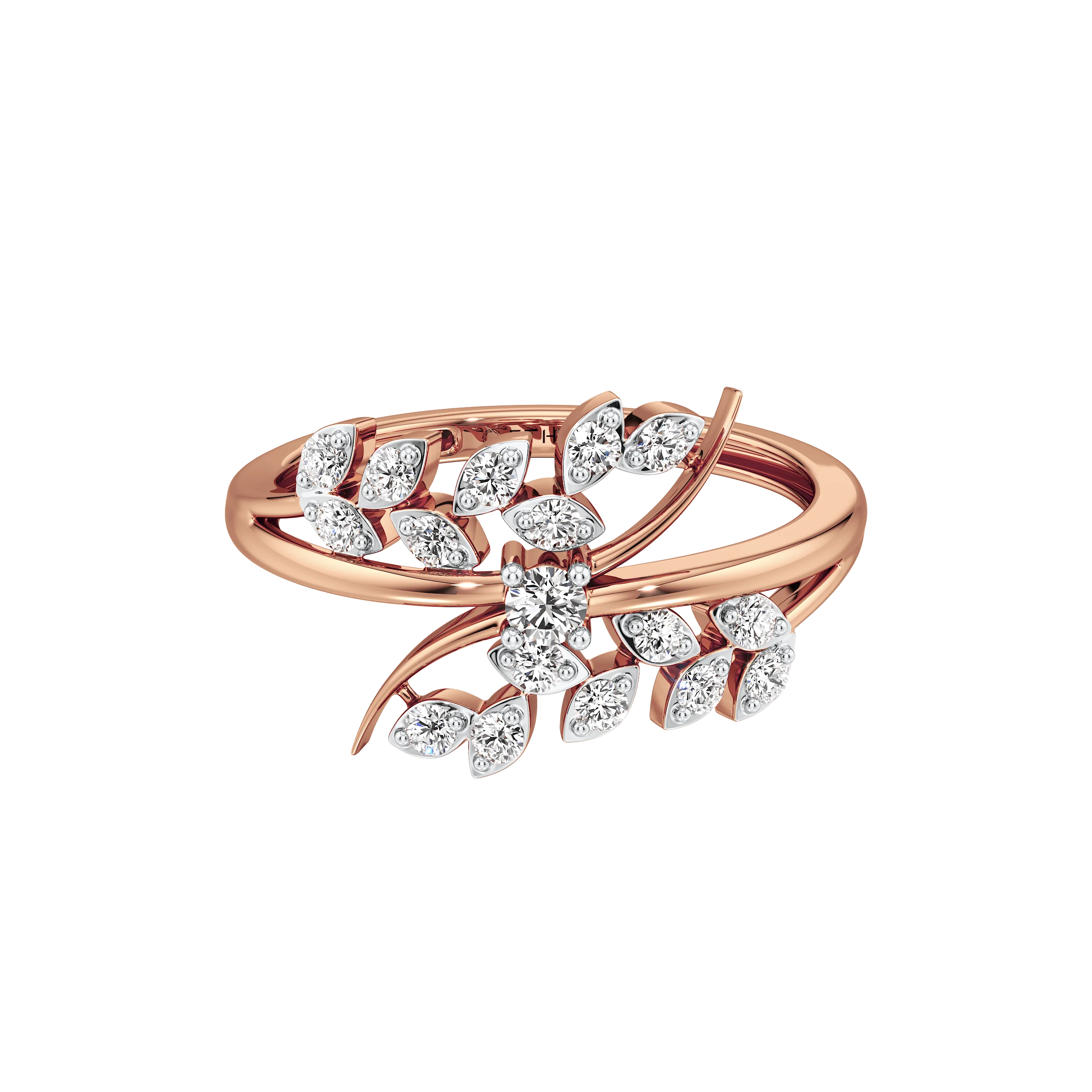 The Elowen Leaf Ring 13