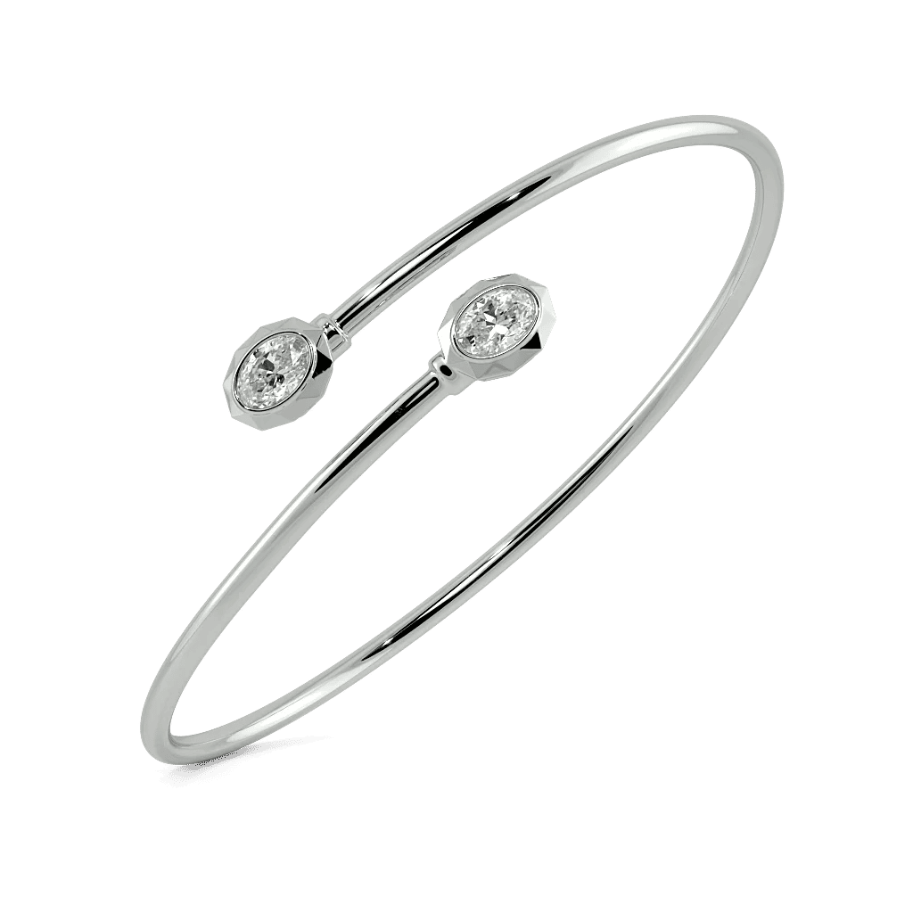 Halo Dance Flexible Oval Bangle 3