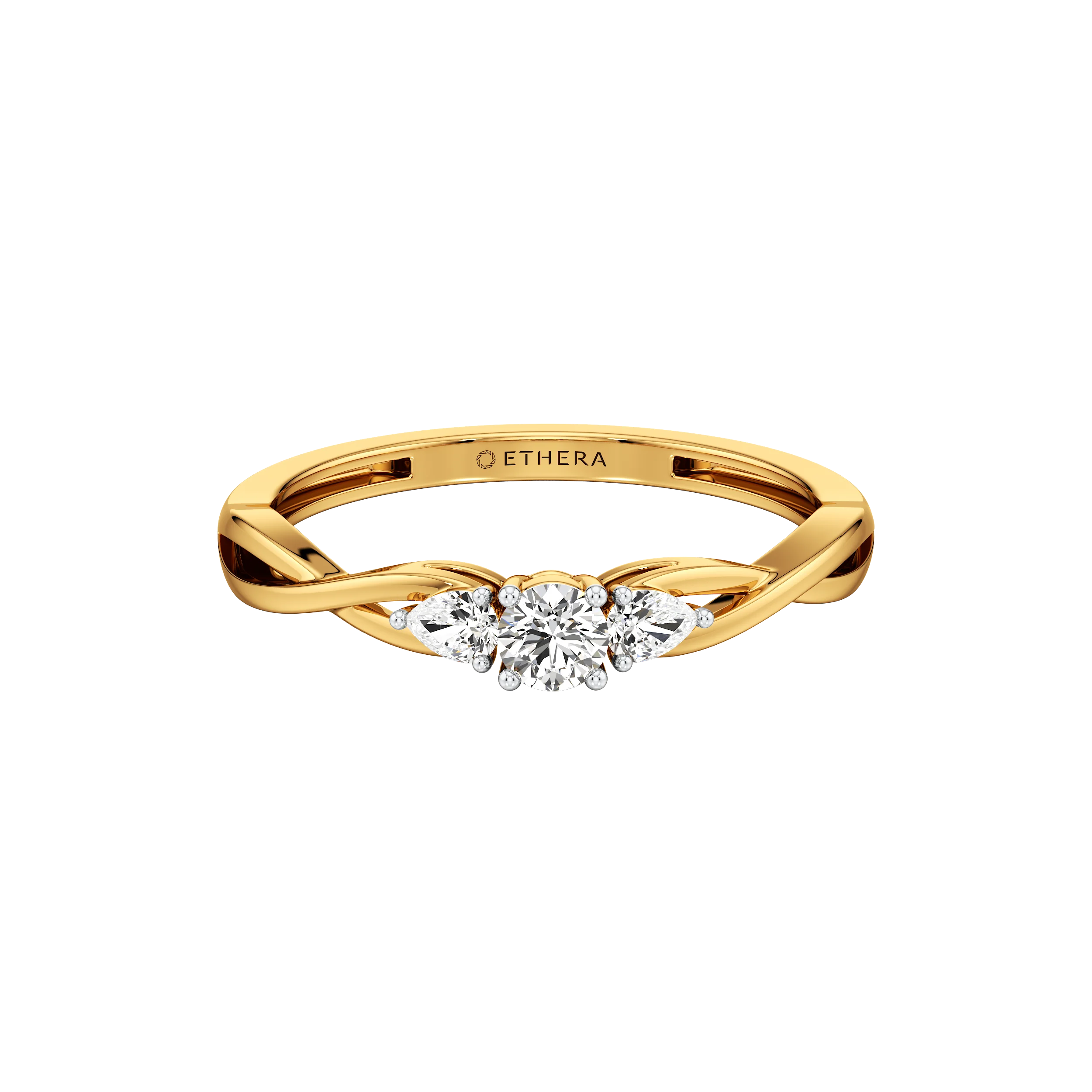 Trio Pear Ring 3