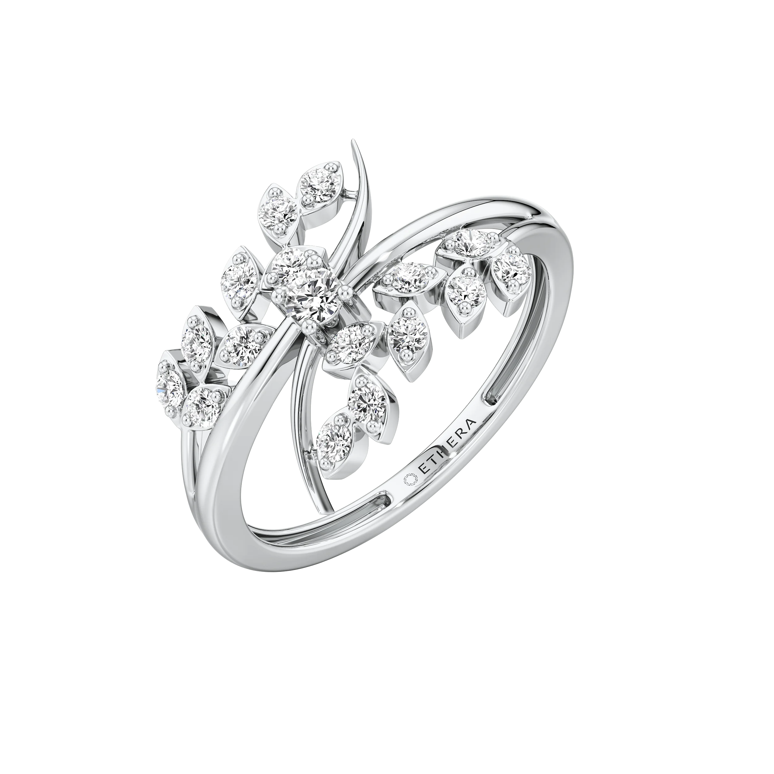 The Elowen Leaf Ring 7