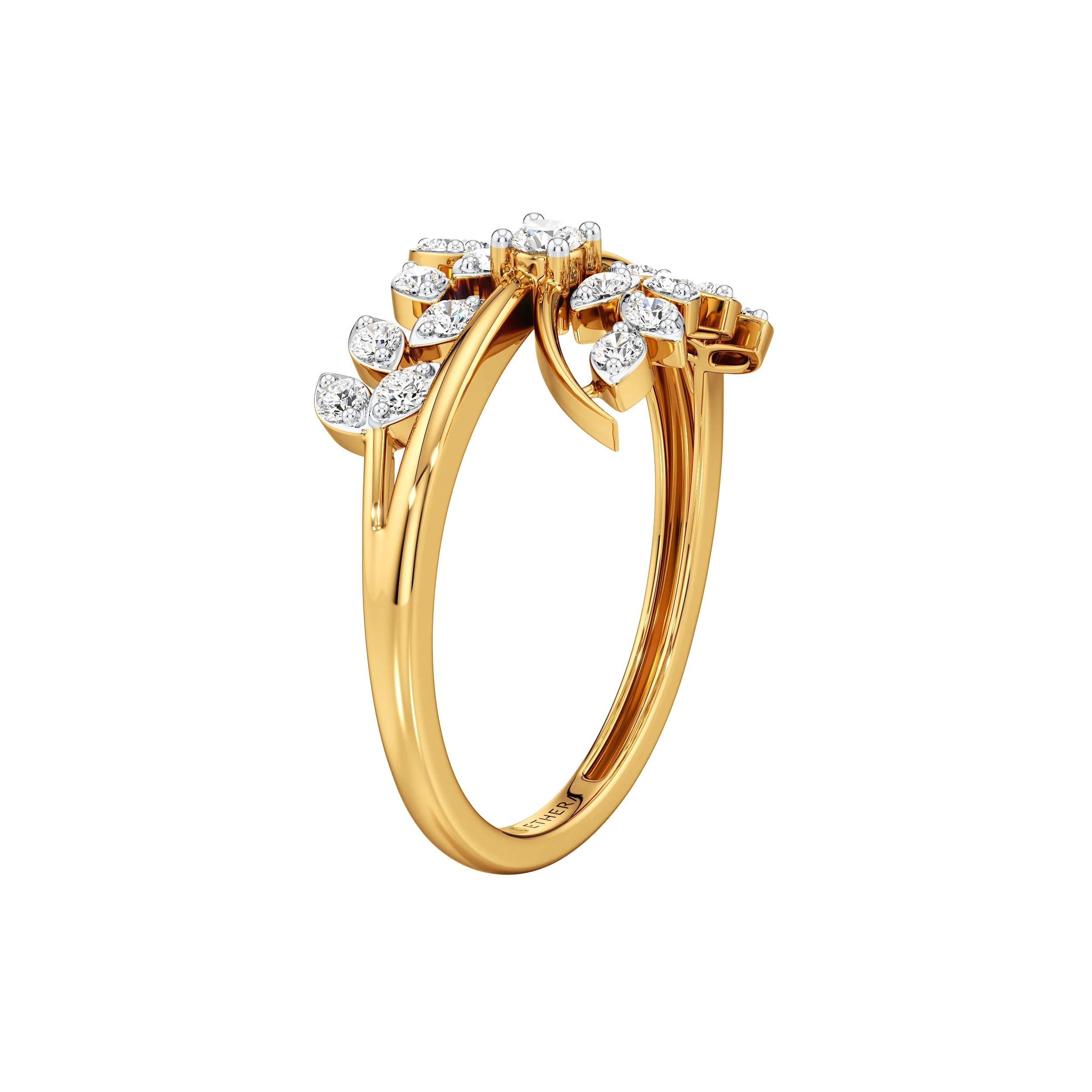 The Elowen Leaf Ring 5