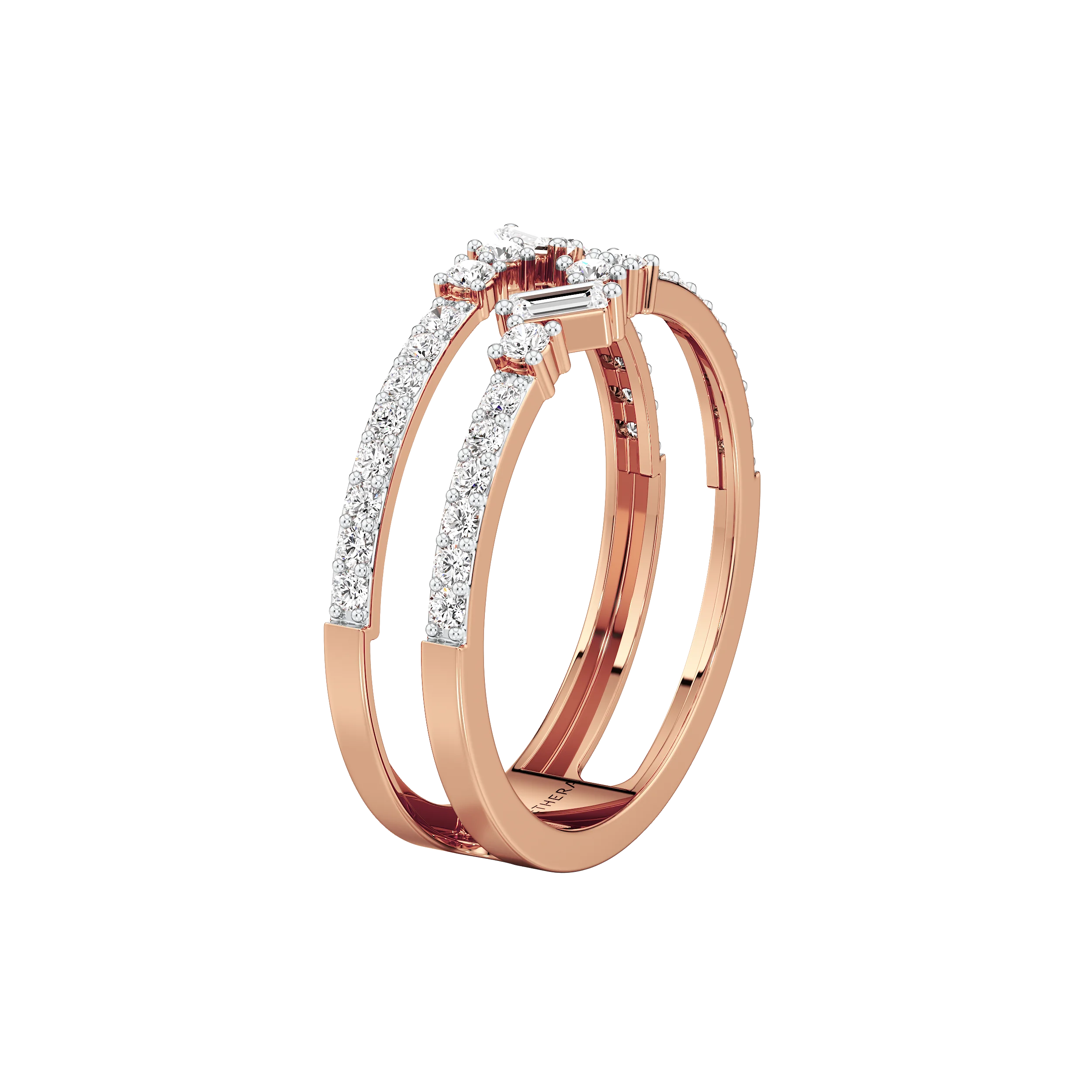 The Celeste Double Band Ring 14