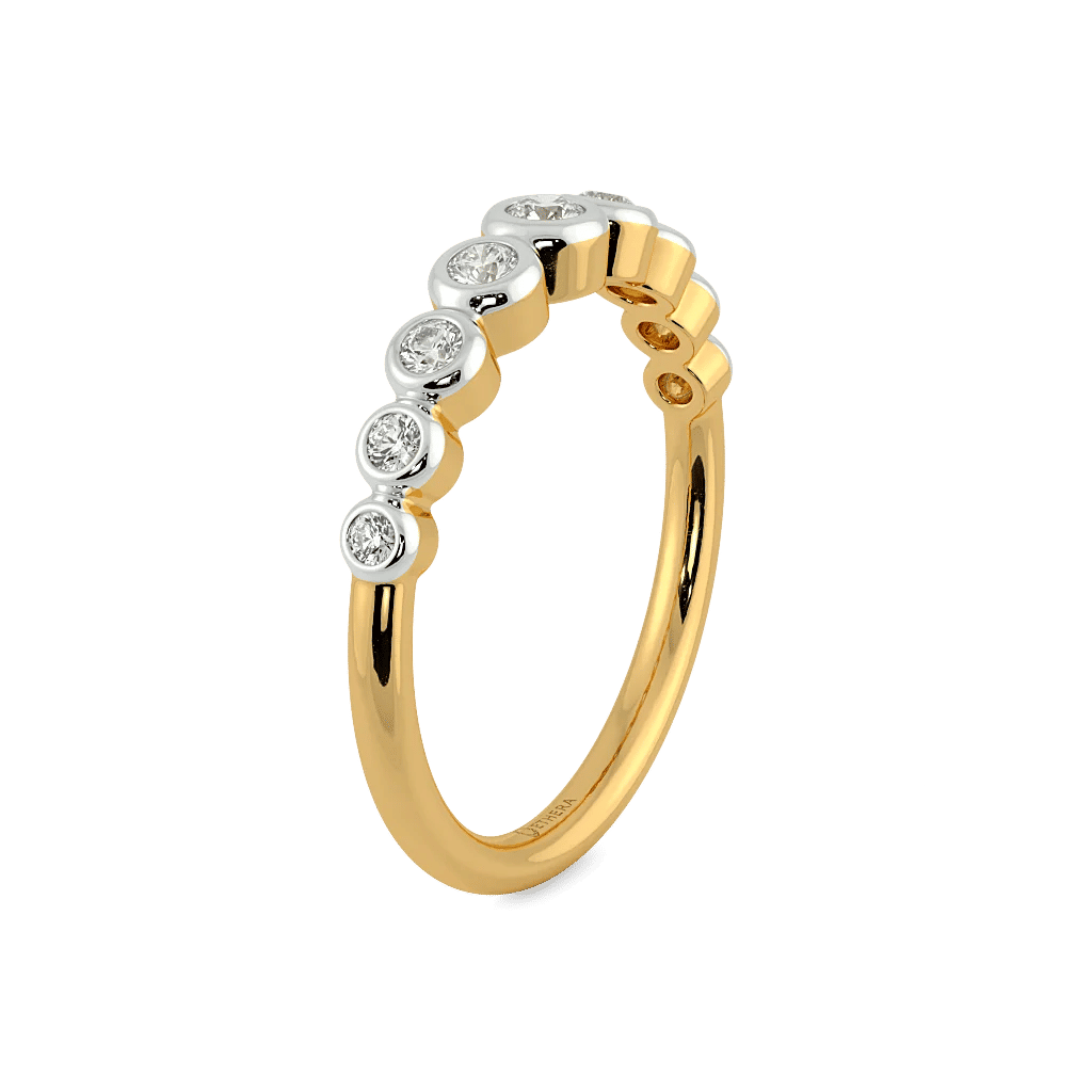 Bezel Cascade Eternity Band 5