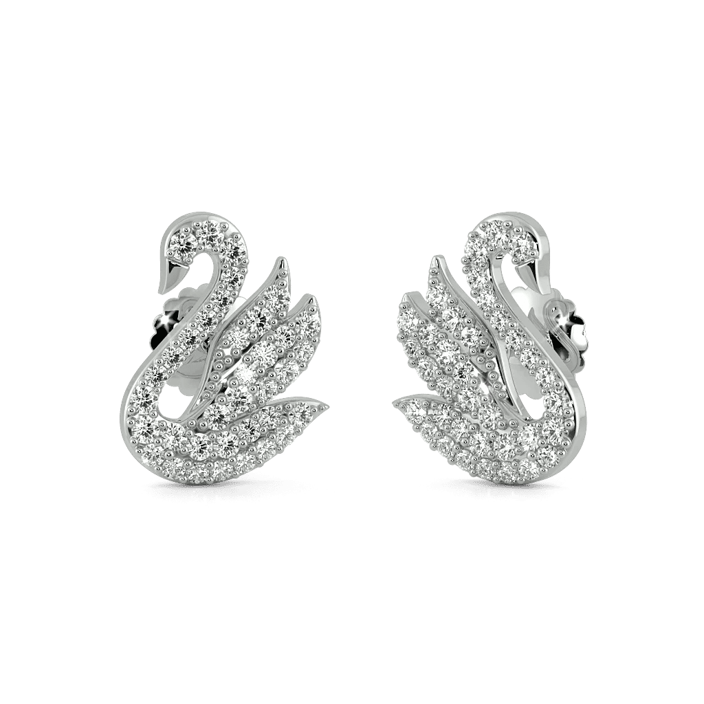 Feathered Grace Stud Earrings 0