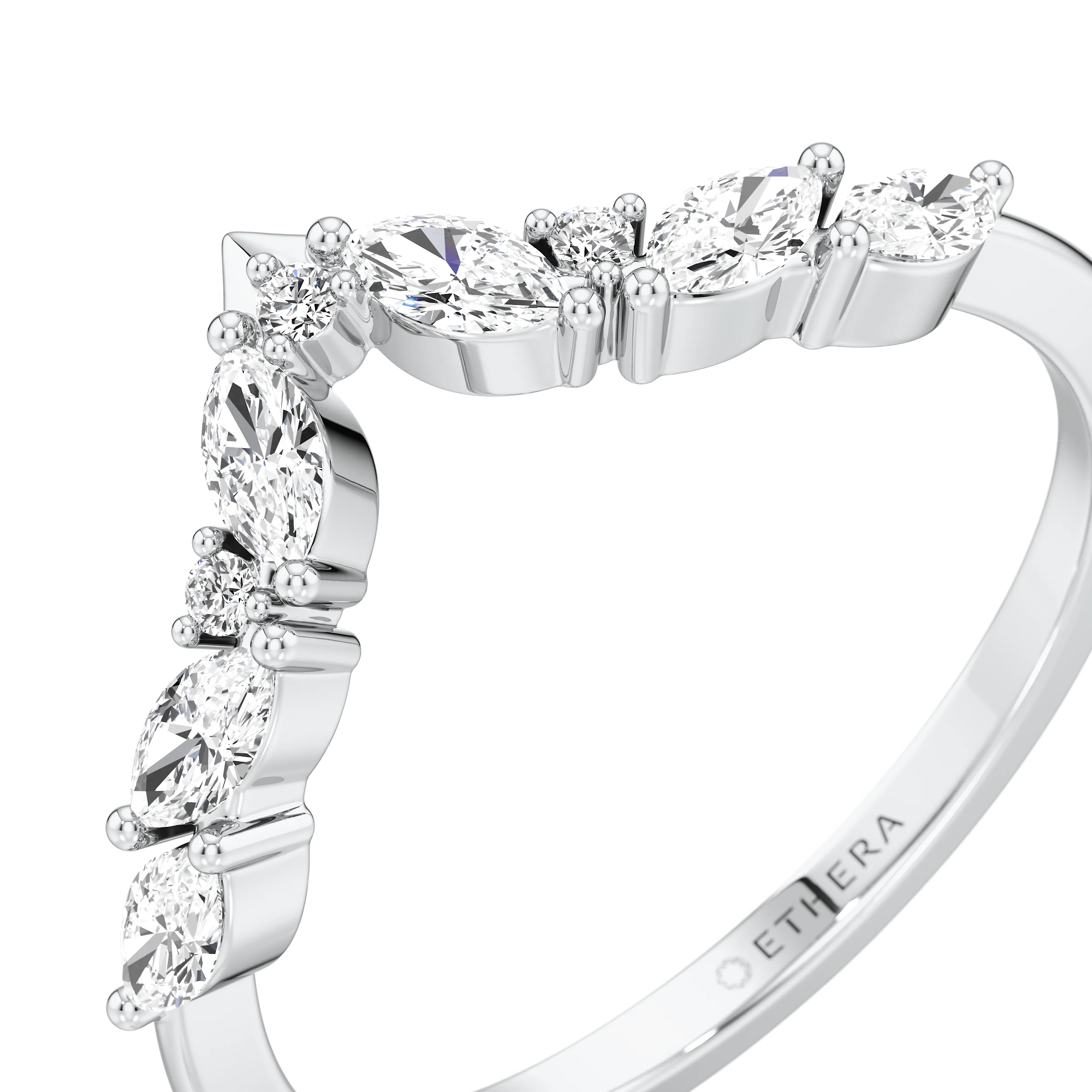 Crown Marquise Ring 8