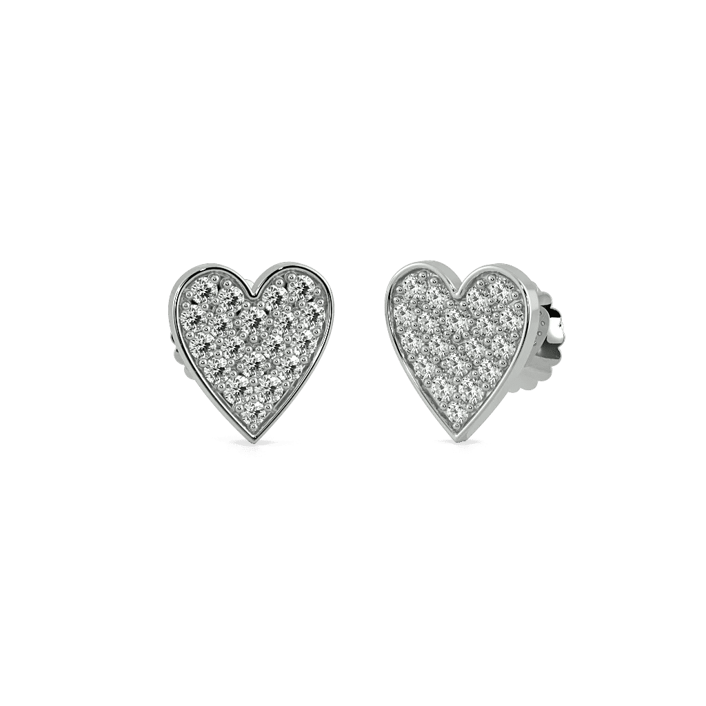 Heartline Studs Earrings 0