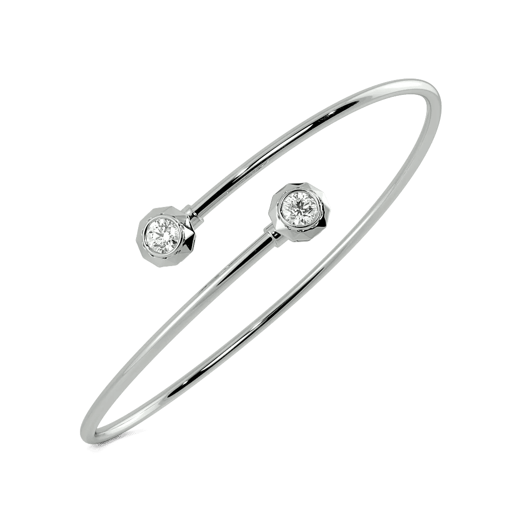 Halo Whisper Flexible Oval Bangle 3