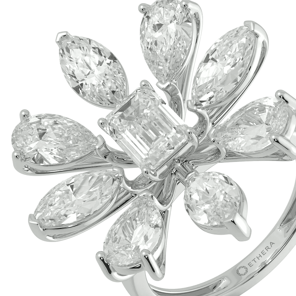 Orchid Opulence Floral Ring 3