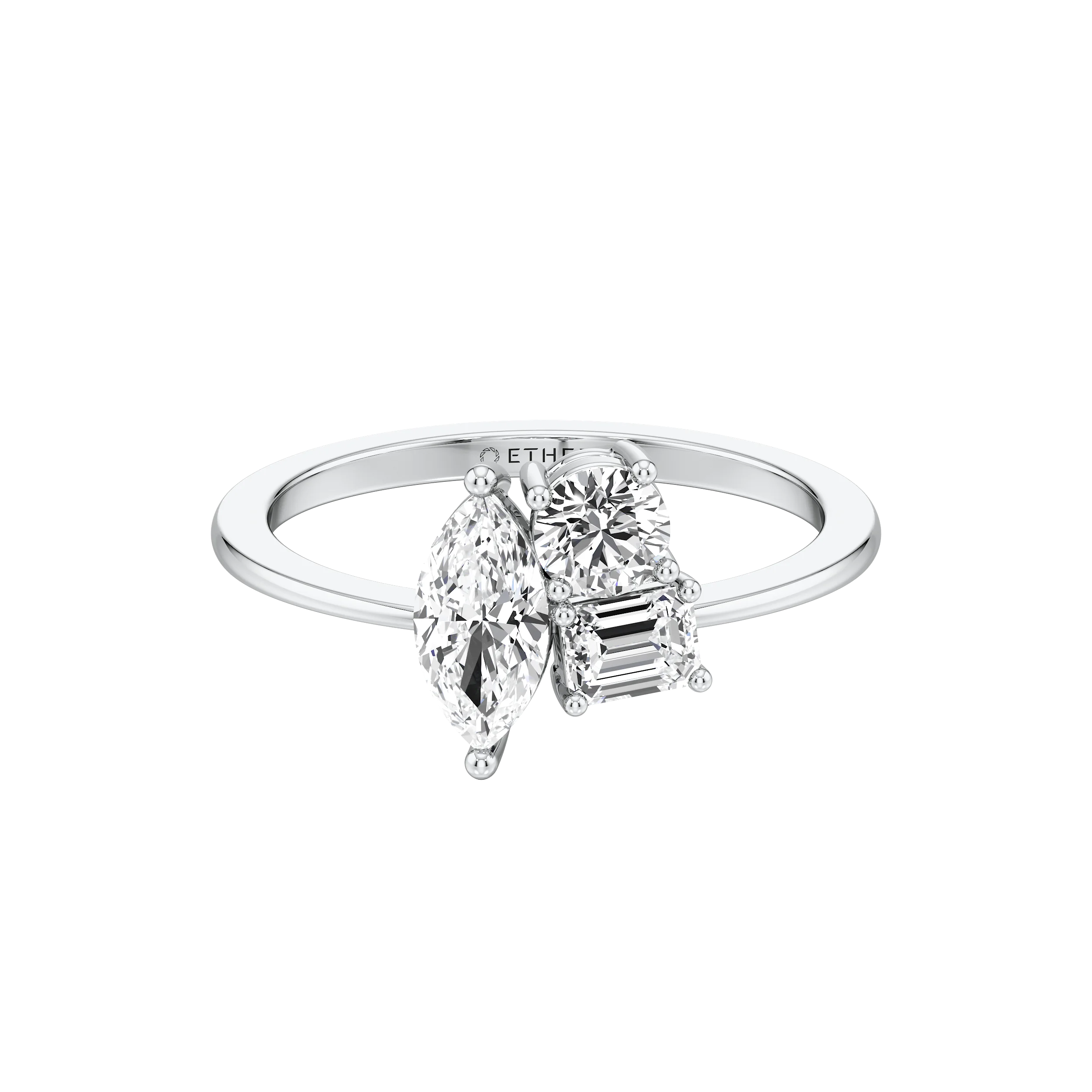 Crown Oval Solitaire Ring 9
