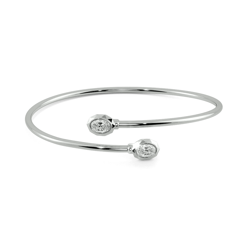 Halo Dance Flexible Oval Bangle