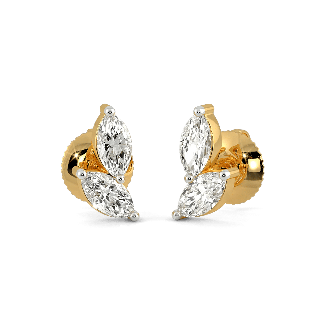 Marquise Bond Stud Earrings 0