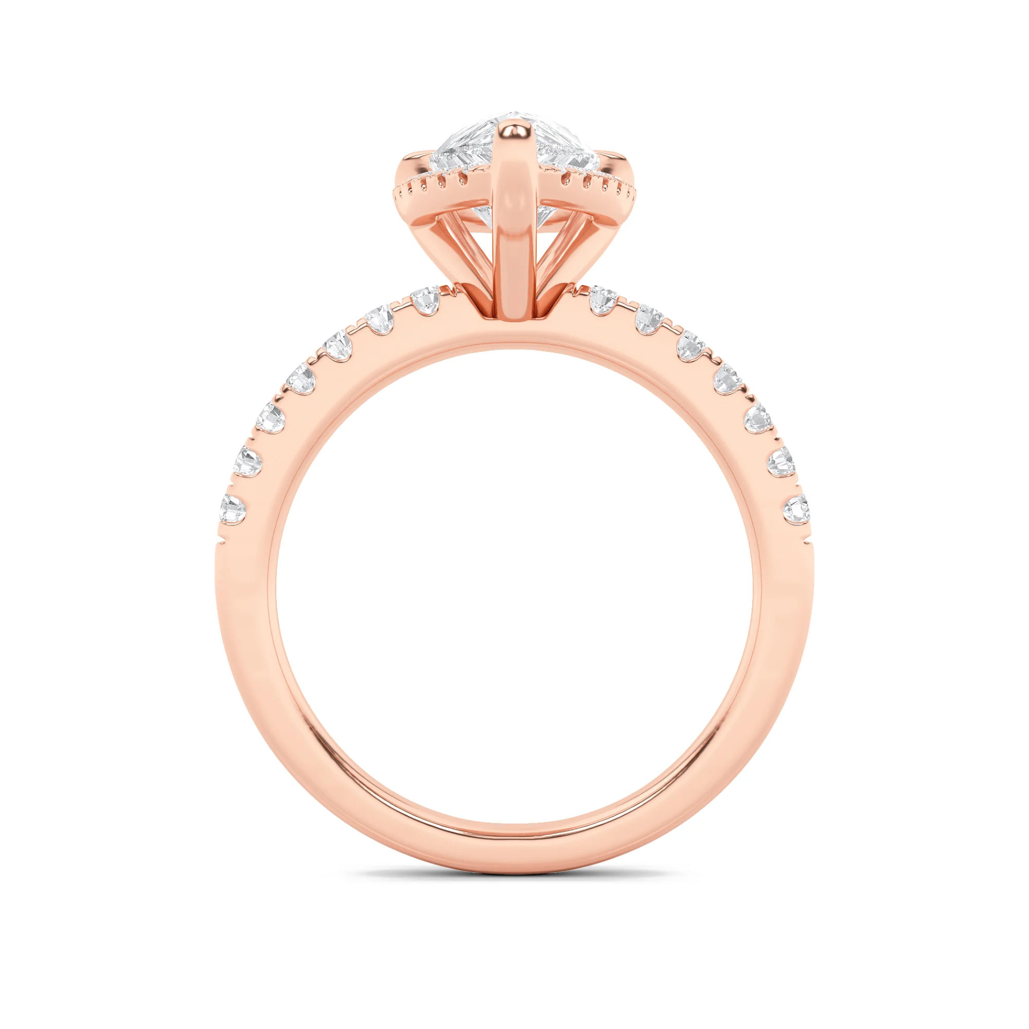 Radiant Teardrop Ring 10