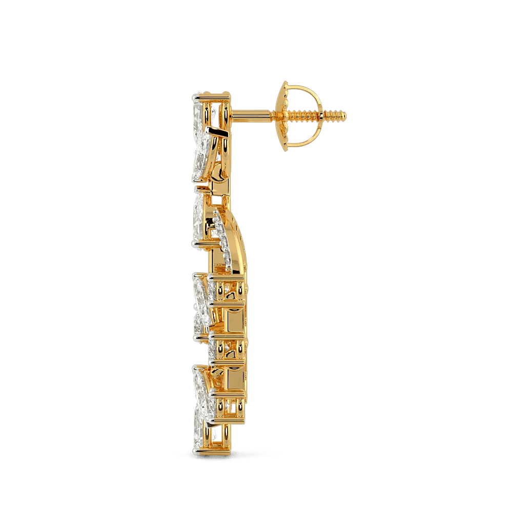 Floating Gems Drop Earrings 3