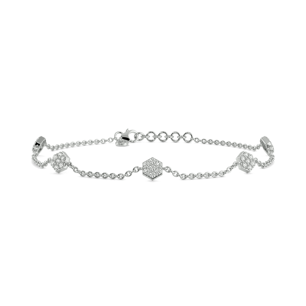 Five-Tiered Radiance Chain Bracelet