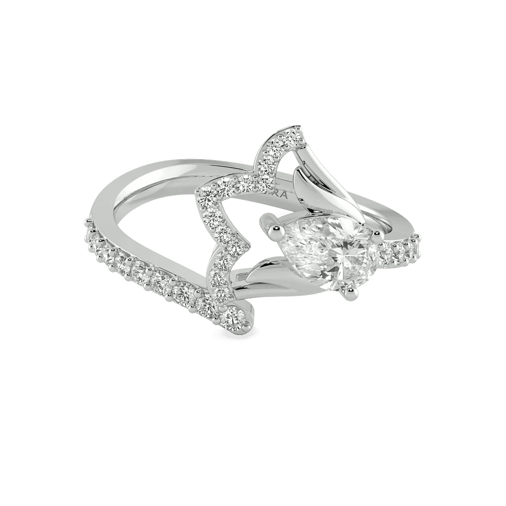 Rosy Glow Floral Ring 4