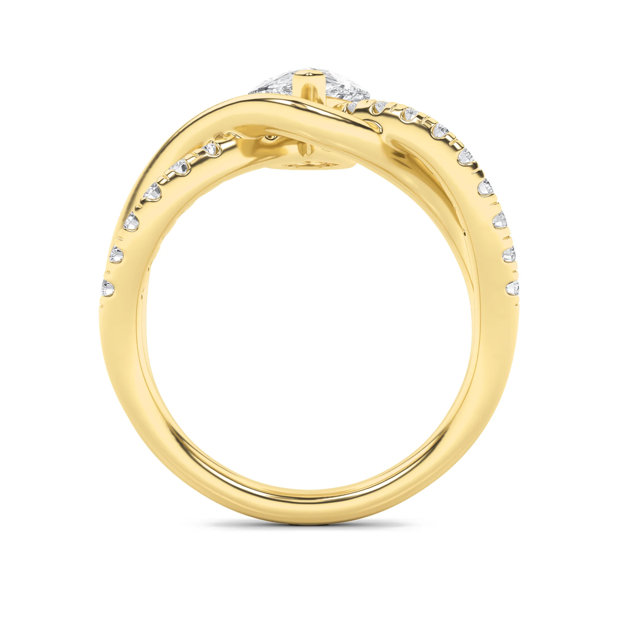 Infinity Pear Ring 4