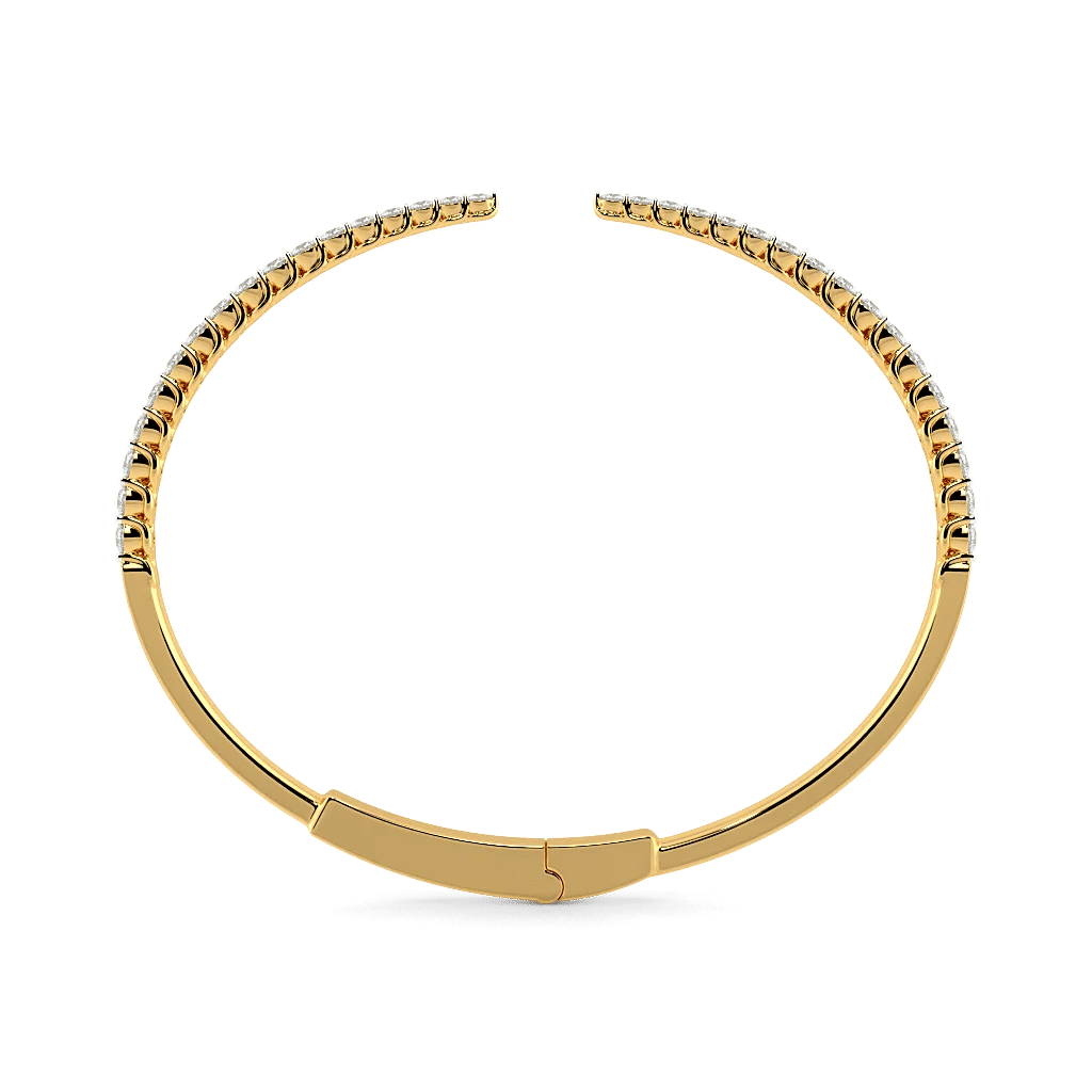 Eternal Love Open Top Oval Bangle 2