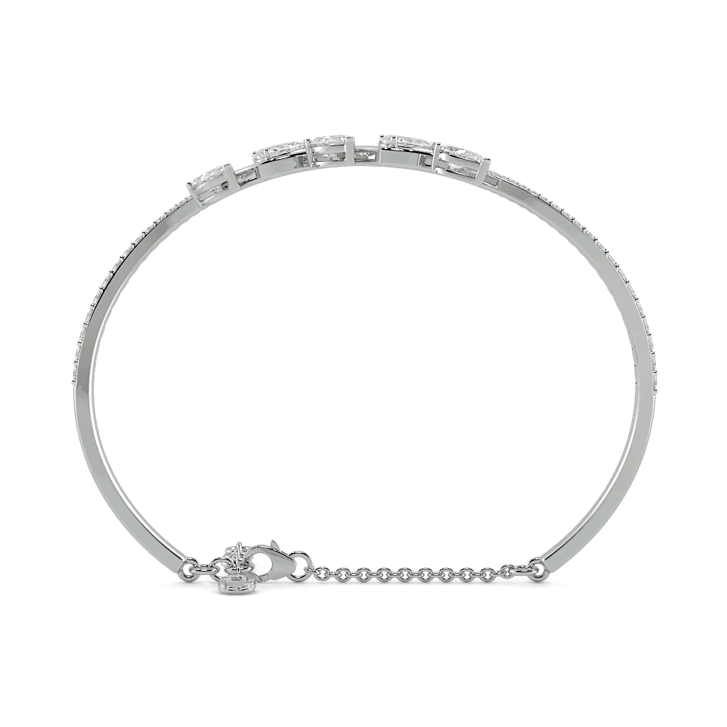 Vivid Twists Oval Bangle 2