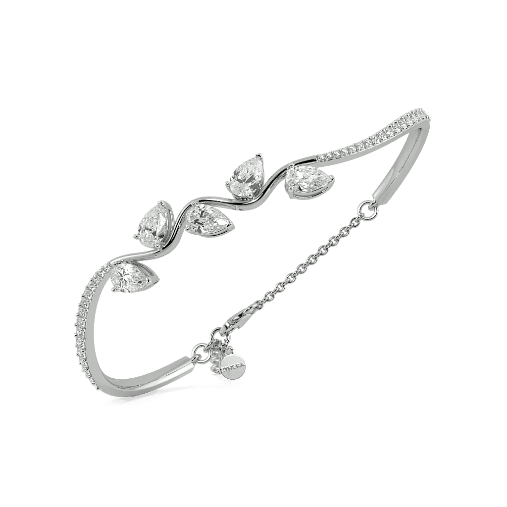 Vivid Twists Oval Bangle 3