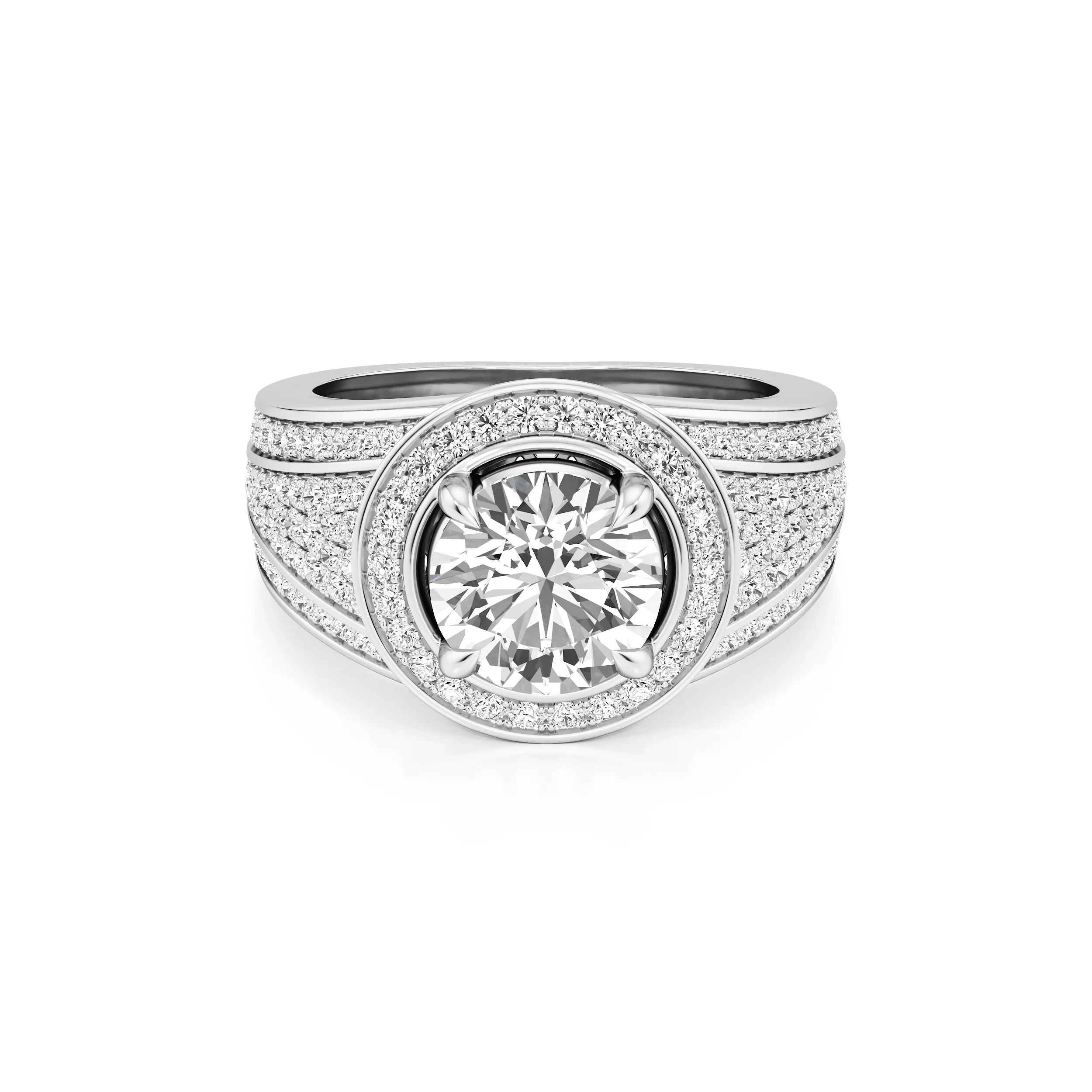 Orbit Halo Statement Ring 7