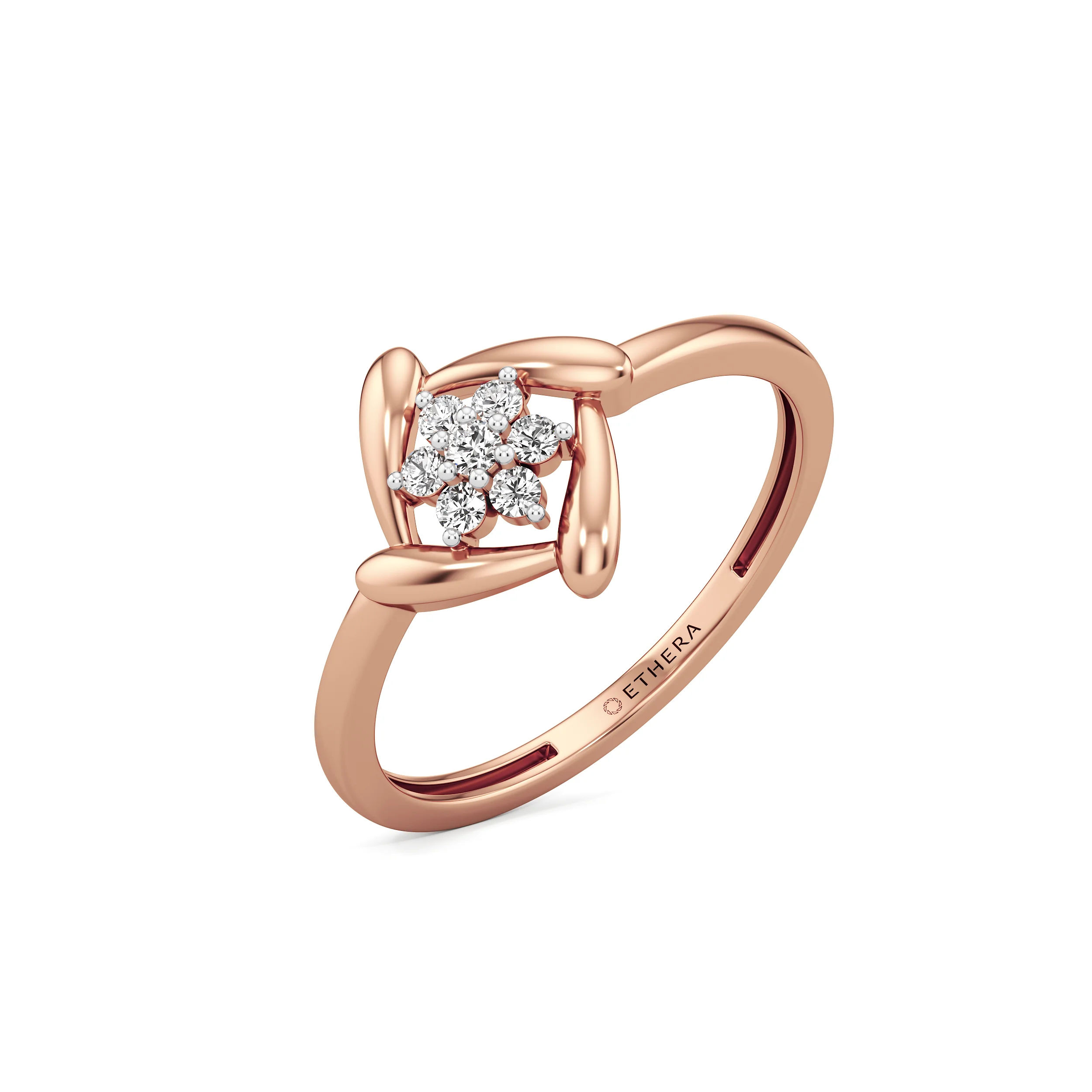 Petaline Cluster Ring 11