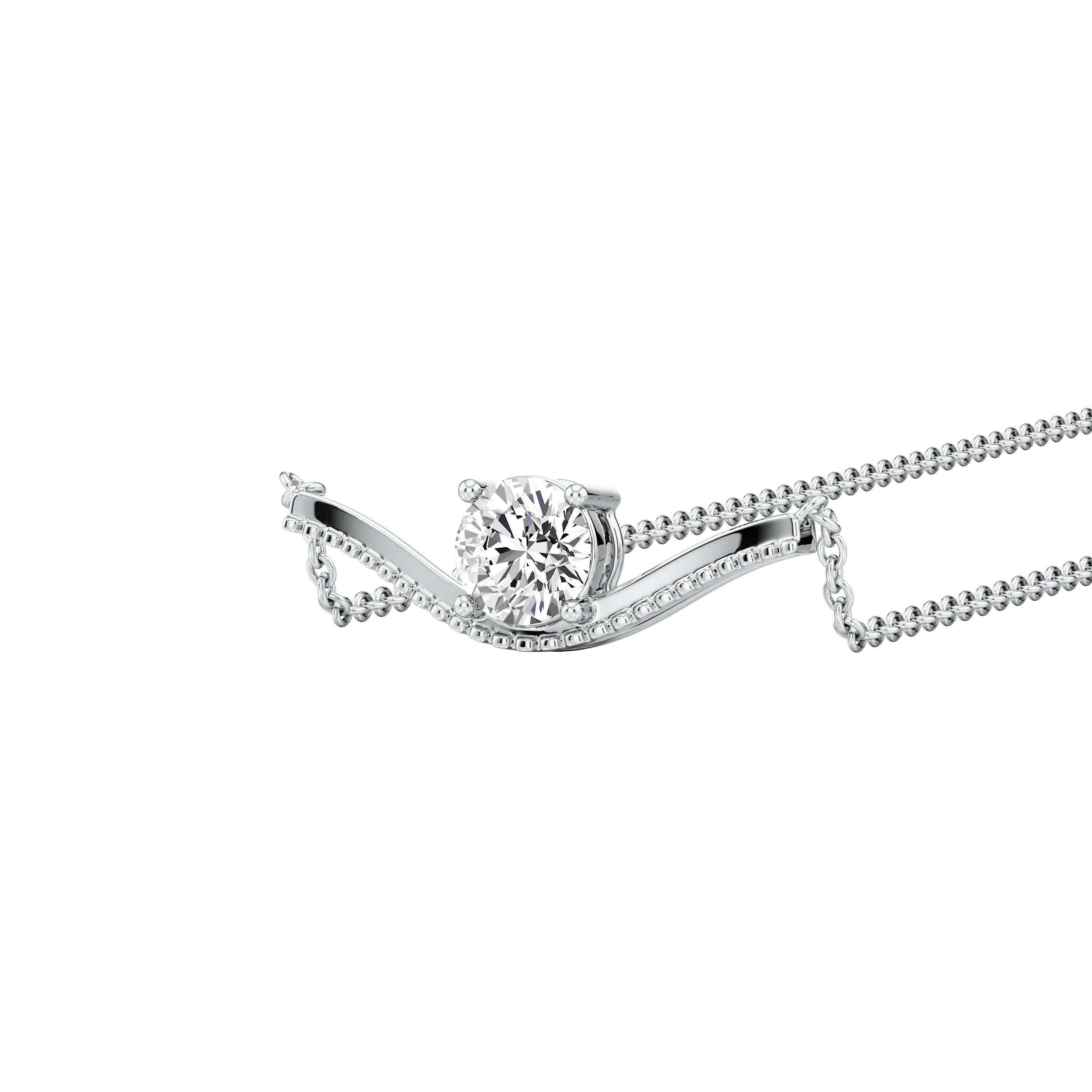 Glide Solitaire Necklace 3