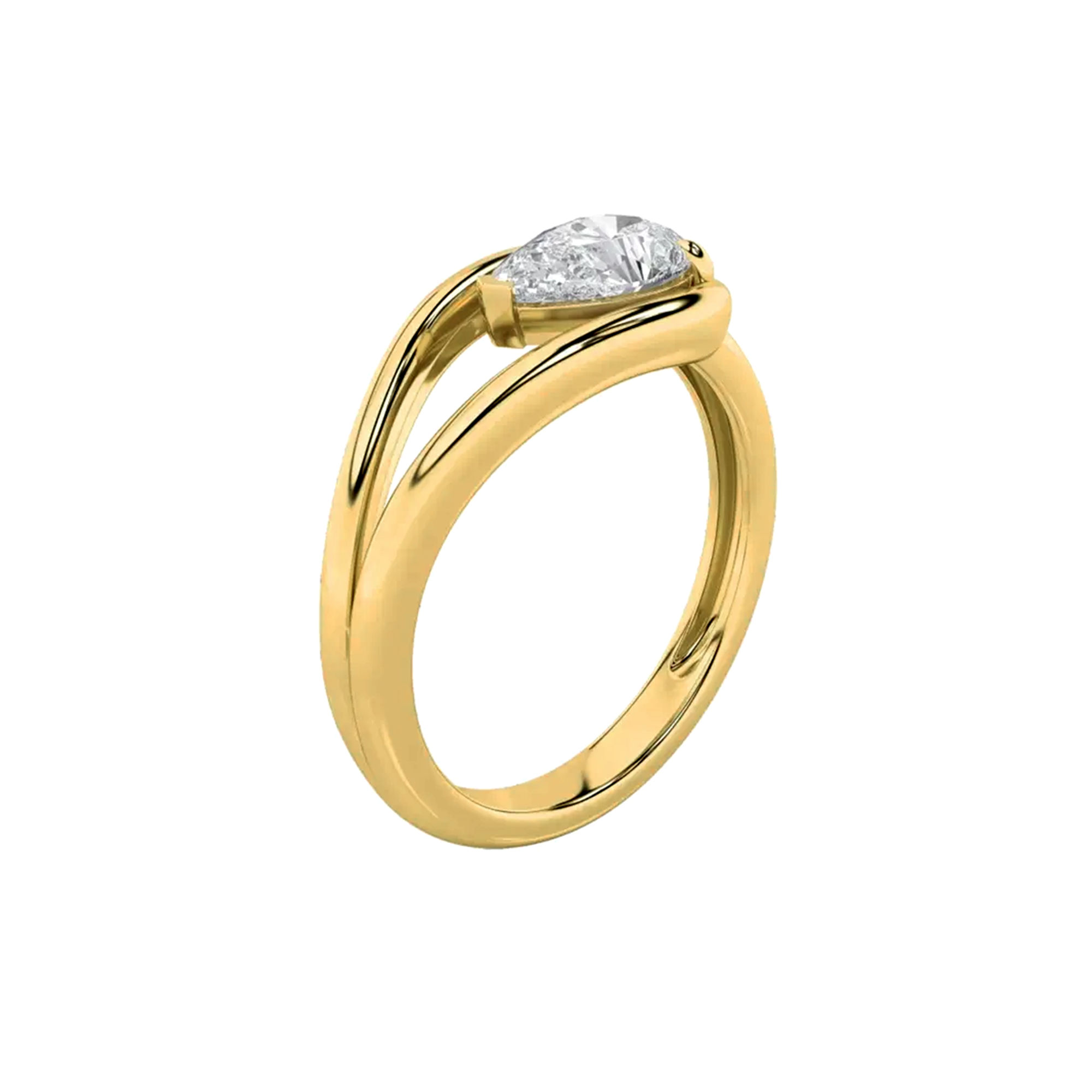 Embrace Pear Ring 2