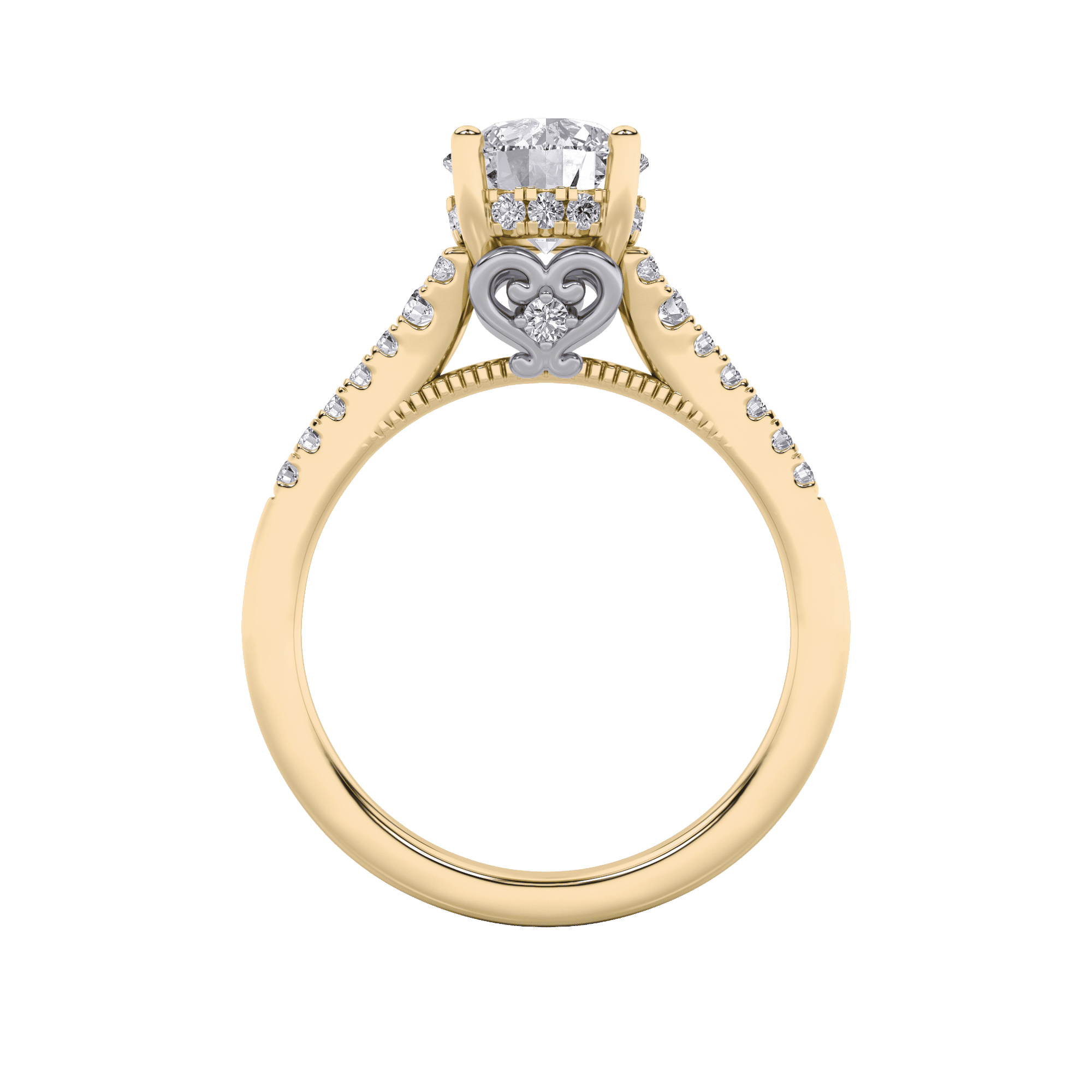Blush Radiance Solitaire Ring 3