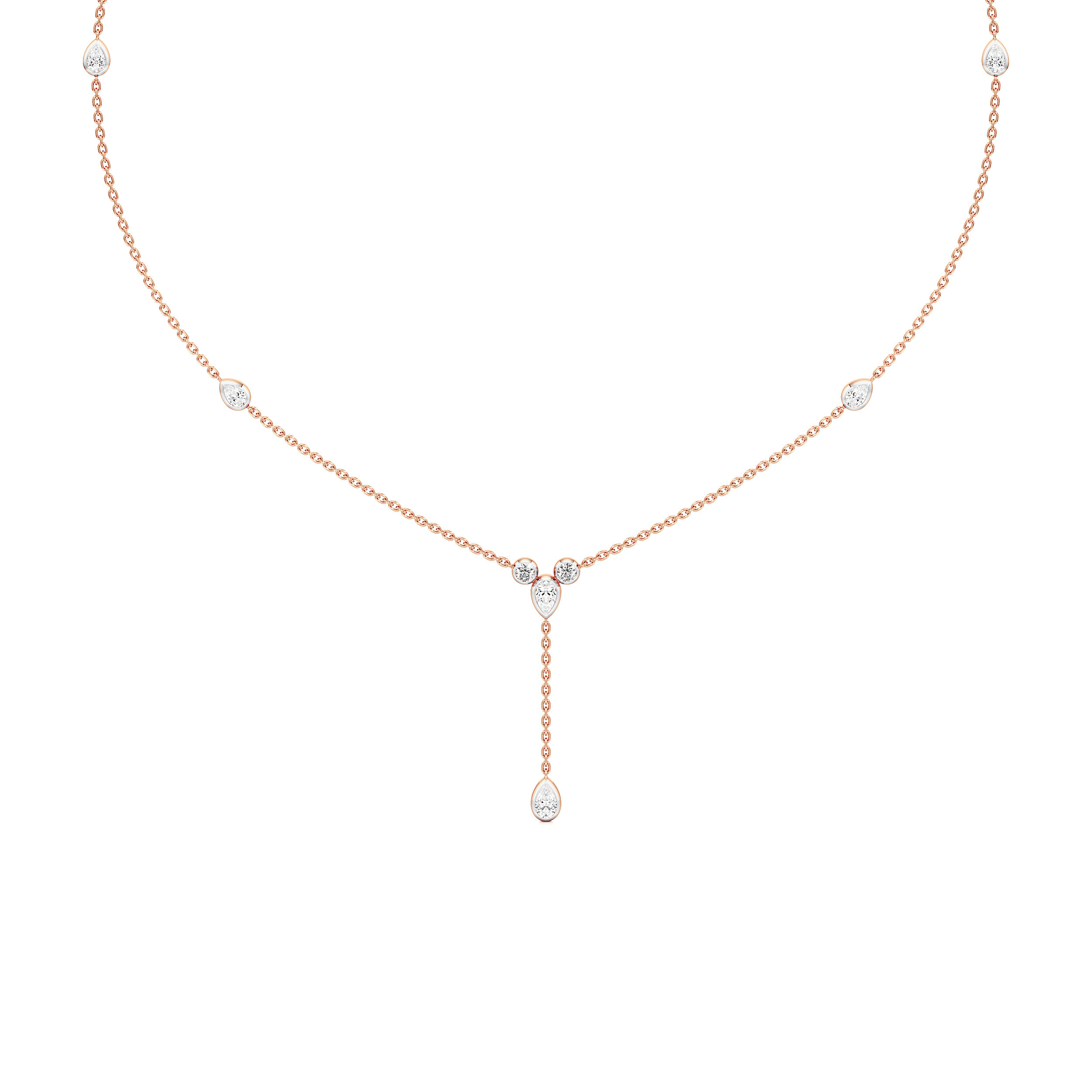 Droplet Lariat Necklace 5