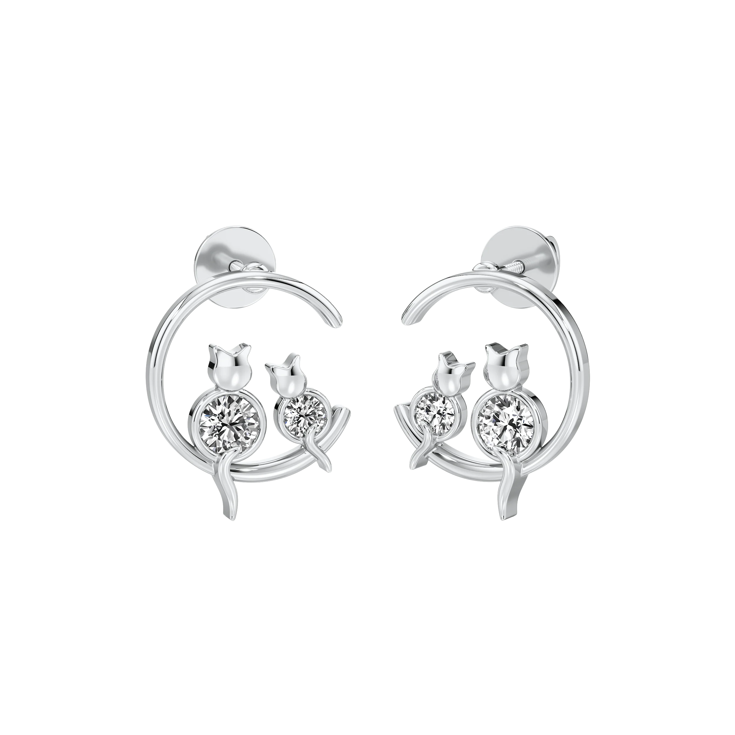 Orbit Paws Diamond Stud 4