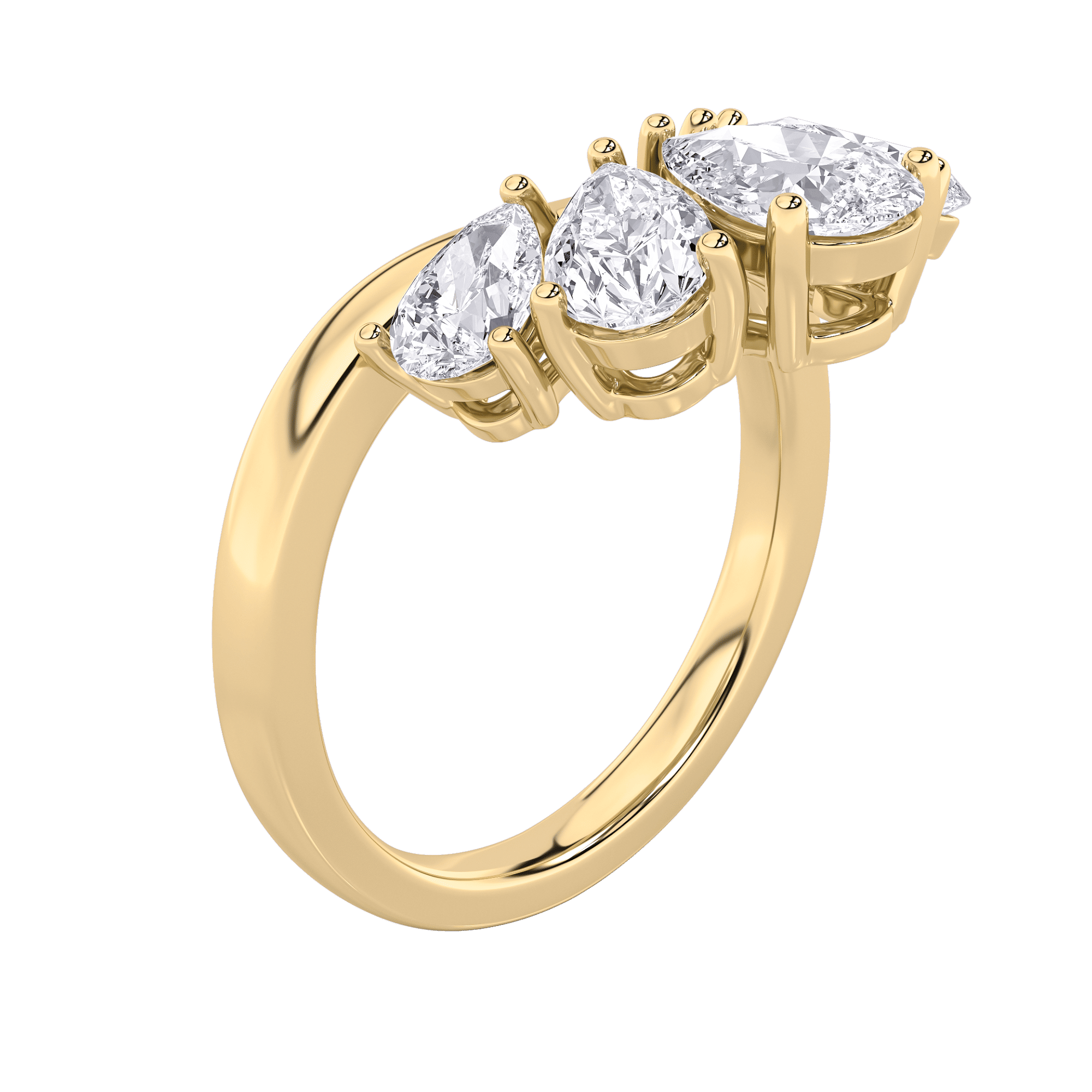 Crowned Glory Five Stone Ring 1