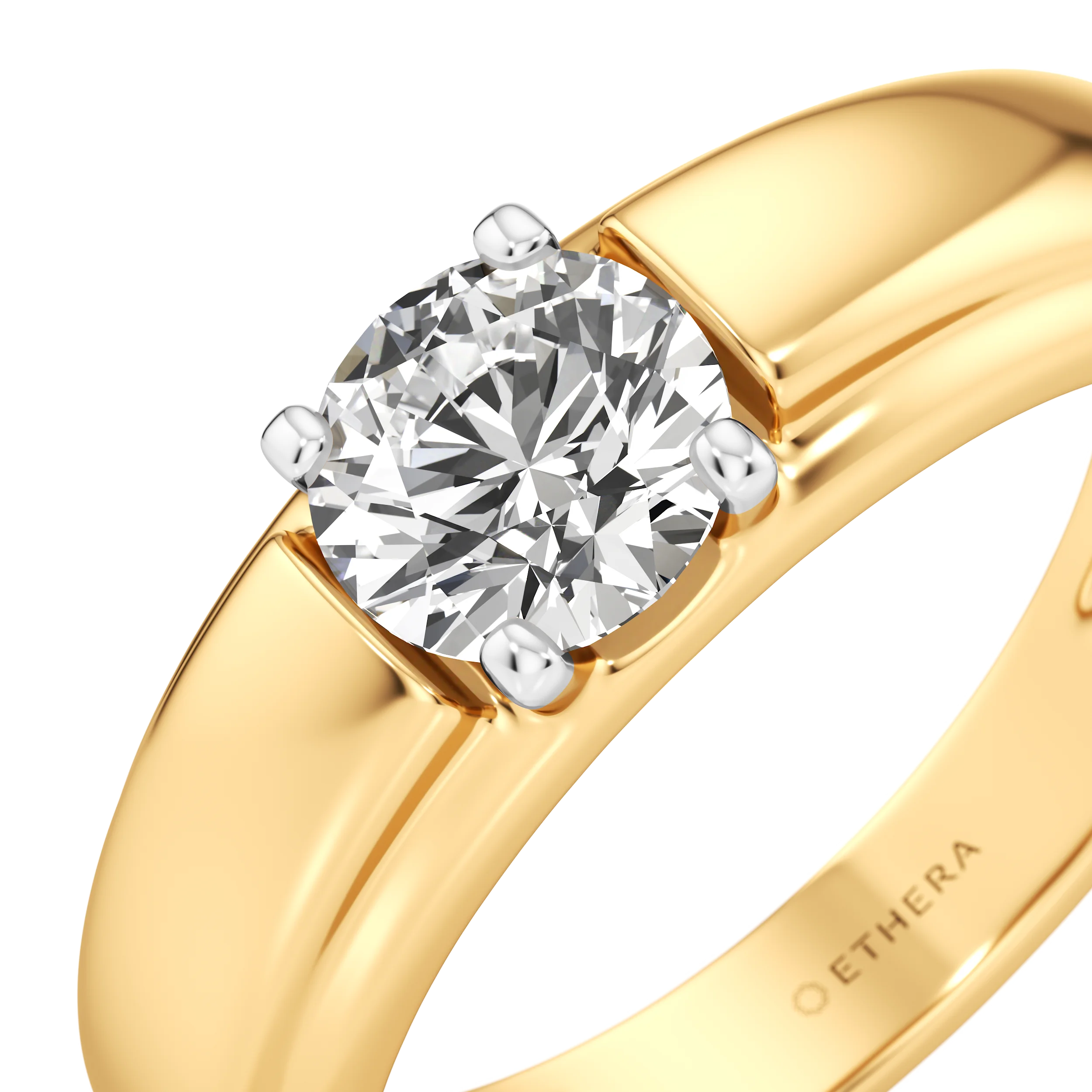 Pureline Solitaire Ring hover