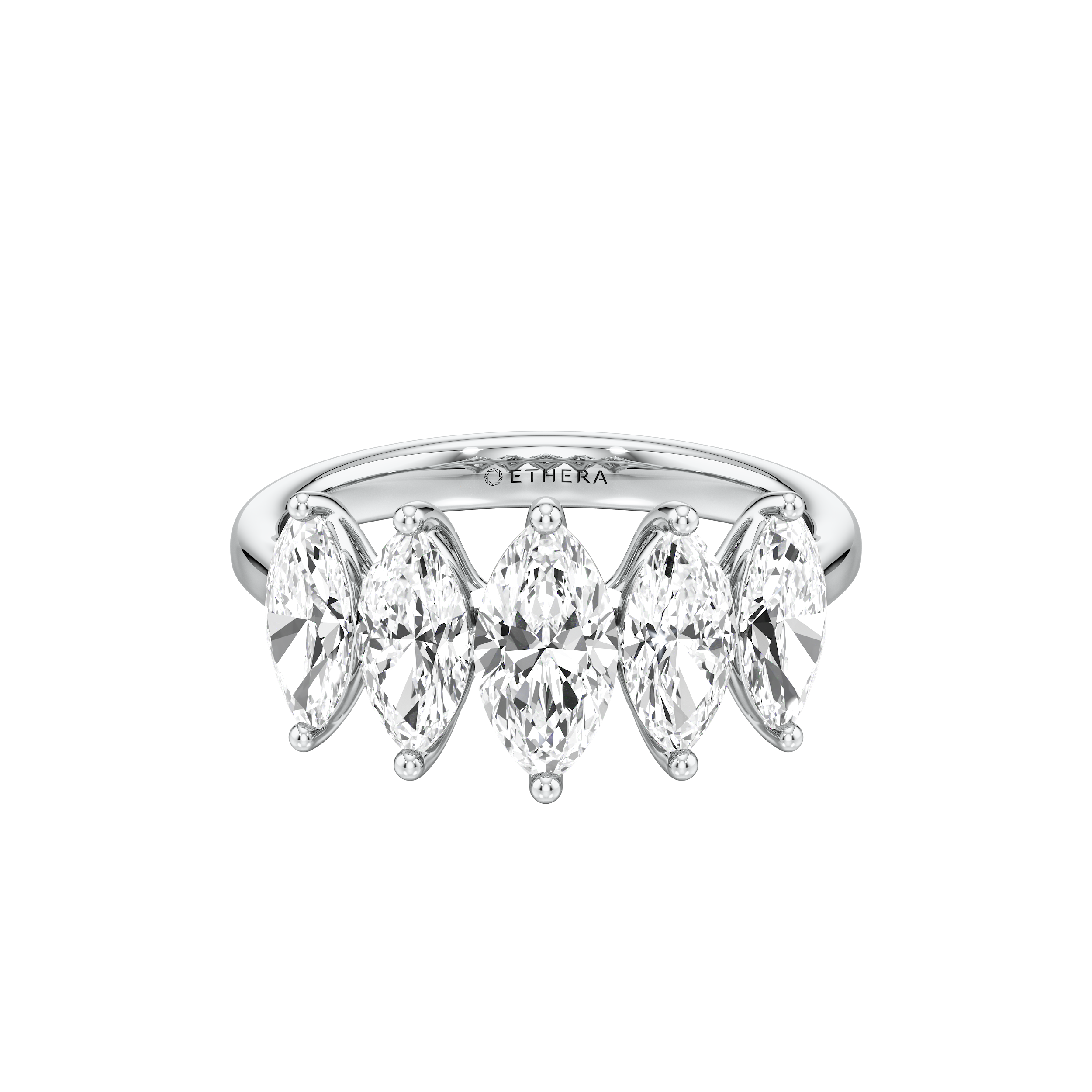 Marquise Penta Five Stone Ring 8